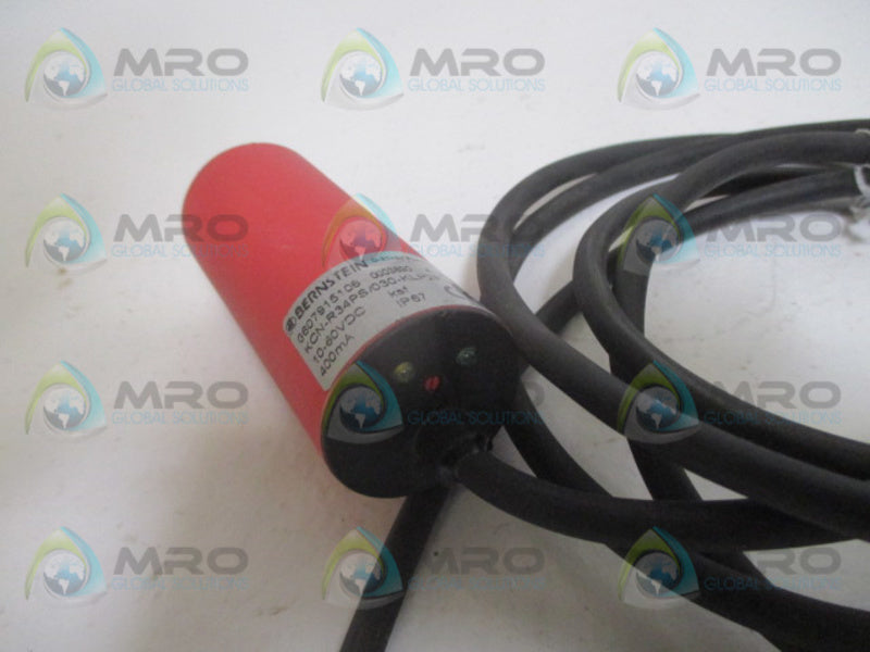 BERSTEIN KCN-R34PS/030-KLP2PU PROXIMITY SENSOR 10-60VDC  UNMP