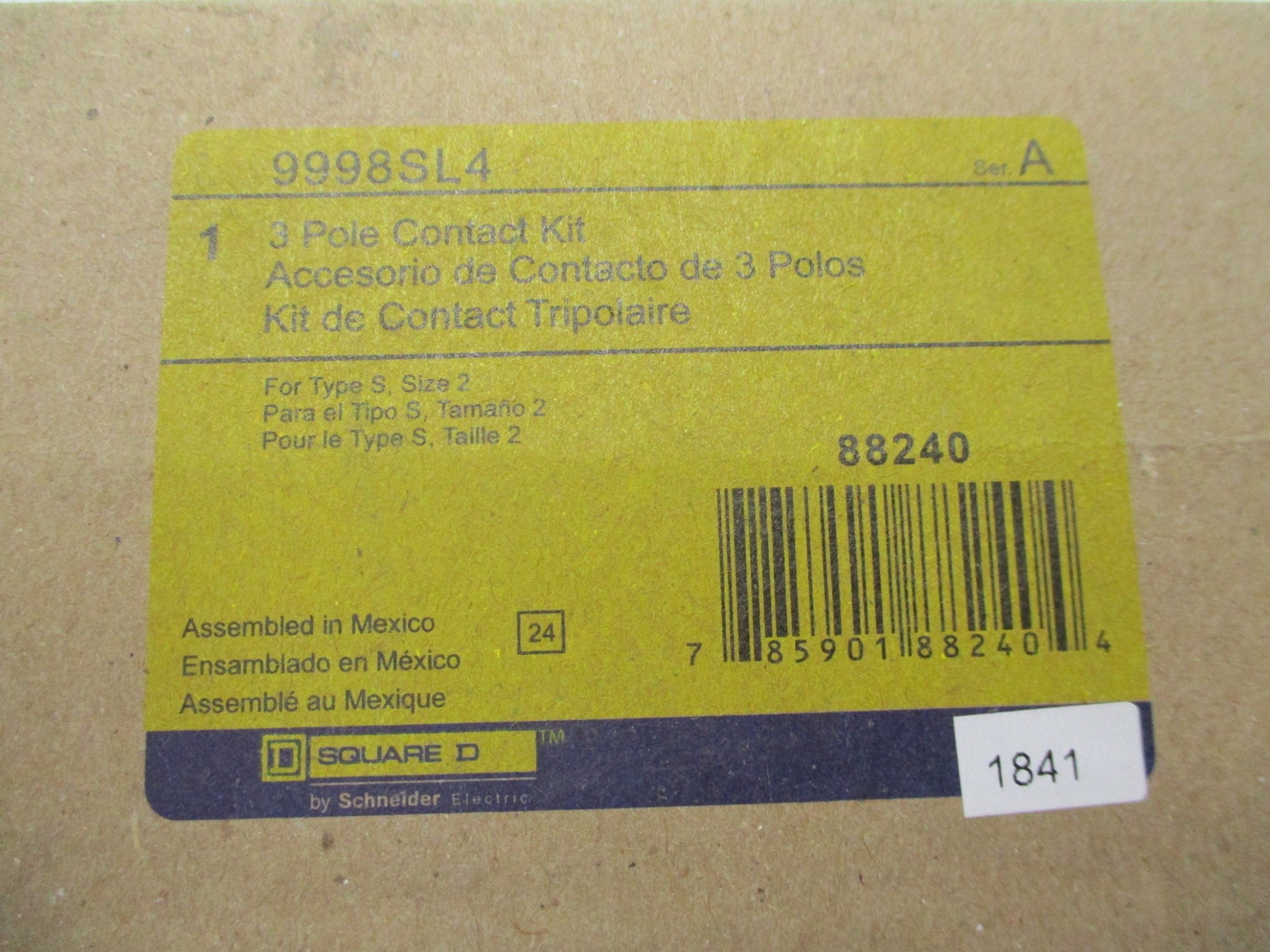 SQUARE D 9998SJ1 SER. A NSMP