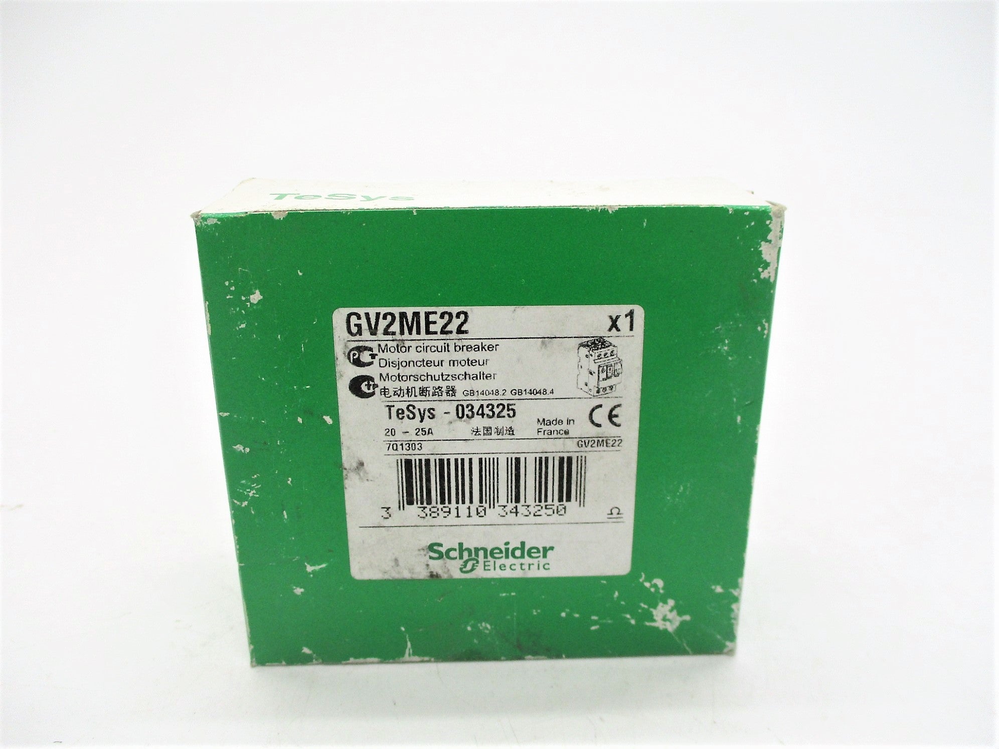 SCHNEIDER ELECTRIC GV2ME22 20-25A NSFS