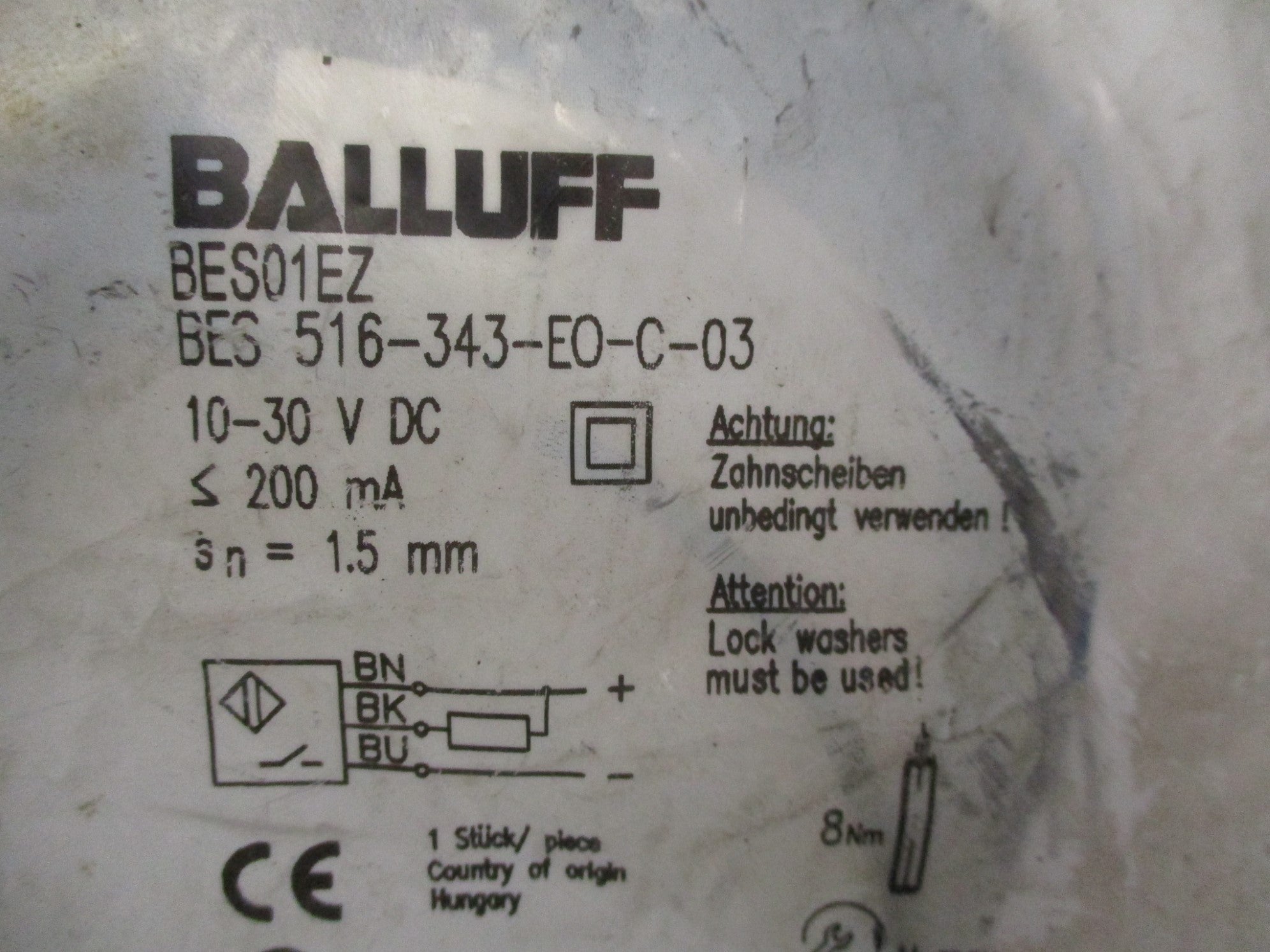 BALLUFF BES01EZ BES516-343-EO-C-03 NSMP