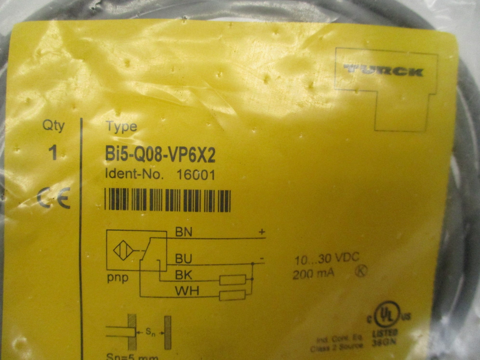 TURCK BI5-Q08-VP6X2 16001 10-30VDC NSMP