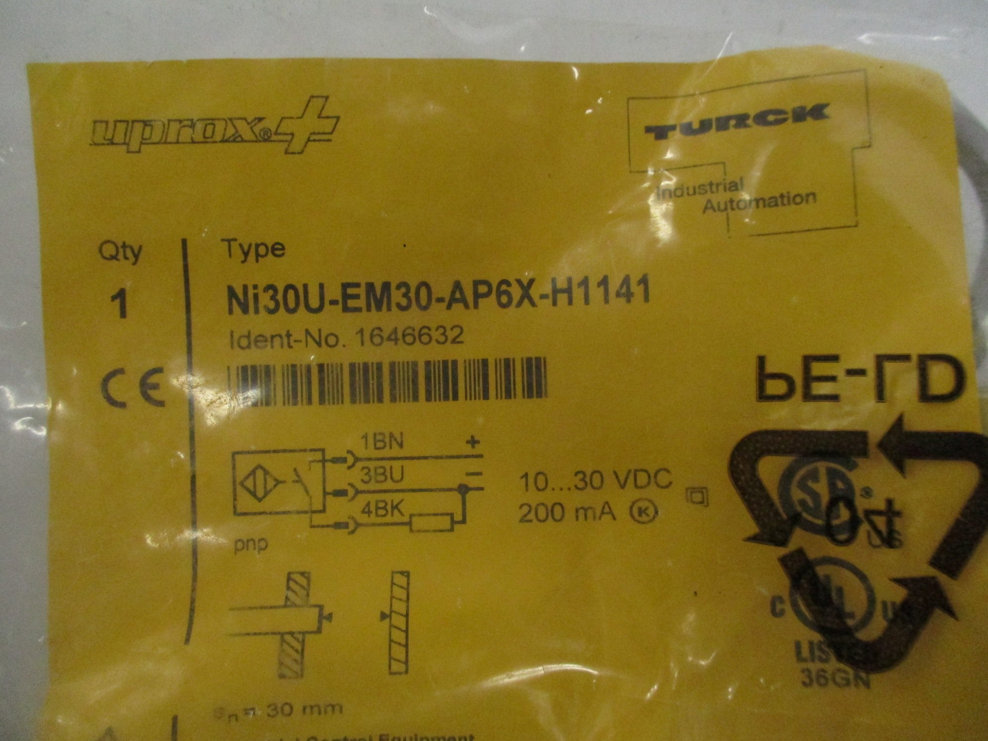 TURCK NI30U-EM30-AP6X-H114 NSMP