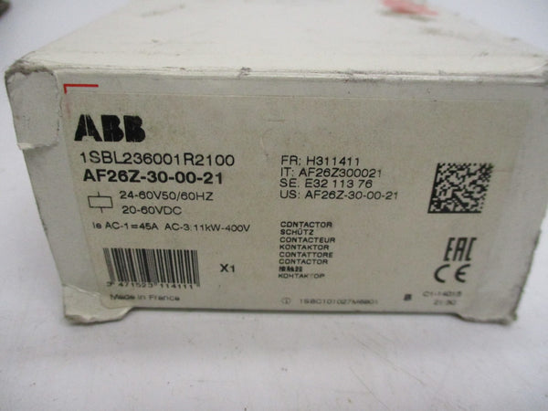 ABB AF26Z-30-00-21 24V/20-60VDC NSMP