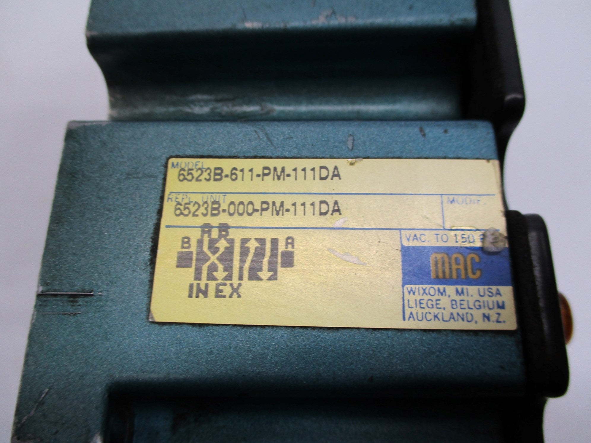 MAC 6523B-611-PM-111DA 120V UNMP