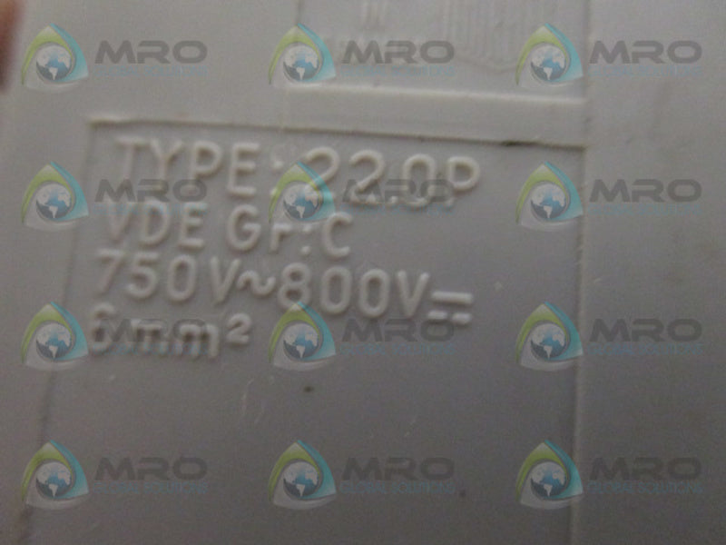 ENTRELEC 22.0P 32A FUSE HOLDER TERMINAL BLOCK UNMP