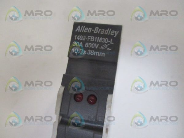 ALLEN BRADLEY 1492-FB1M30-L SER. B FUSE HOLDER 30A UNMP