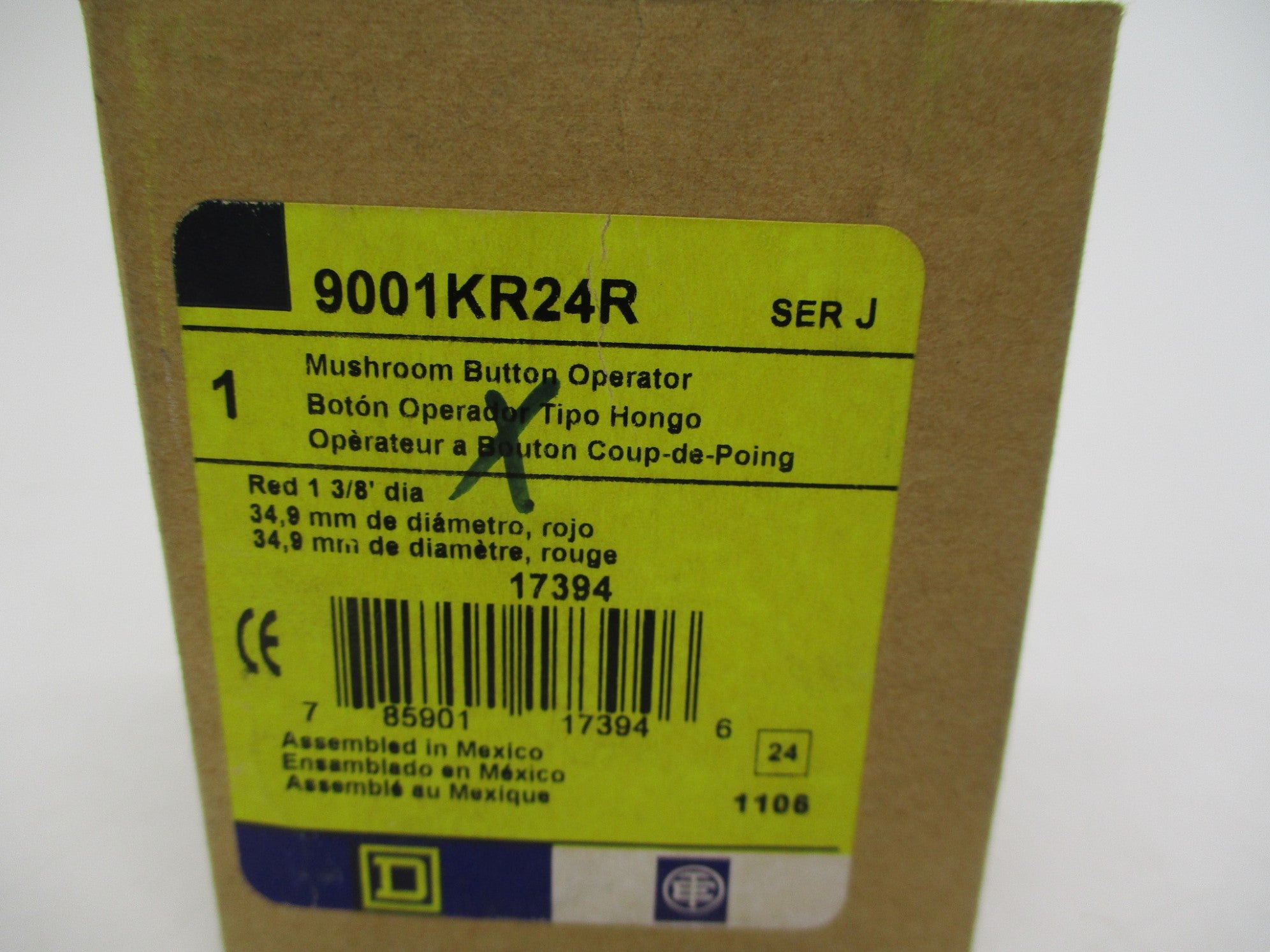 SQUARE D 9001KR24R SER. J NSMP