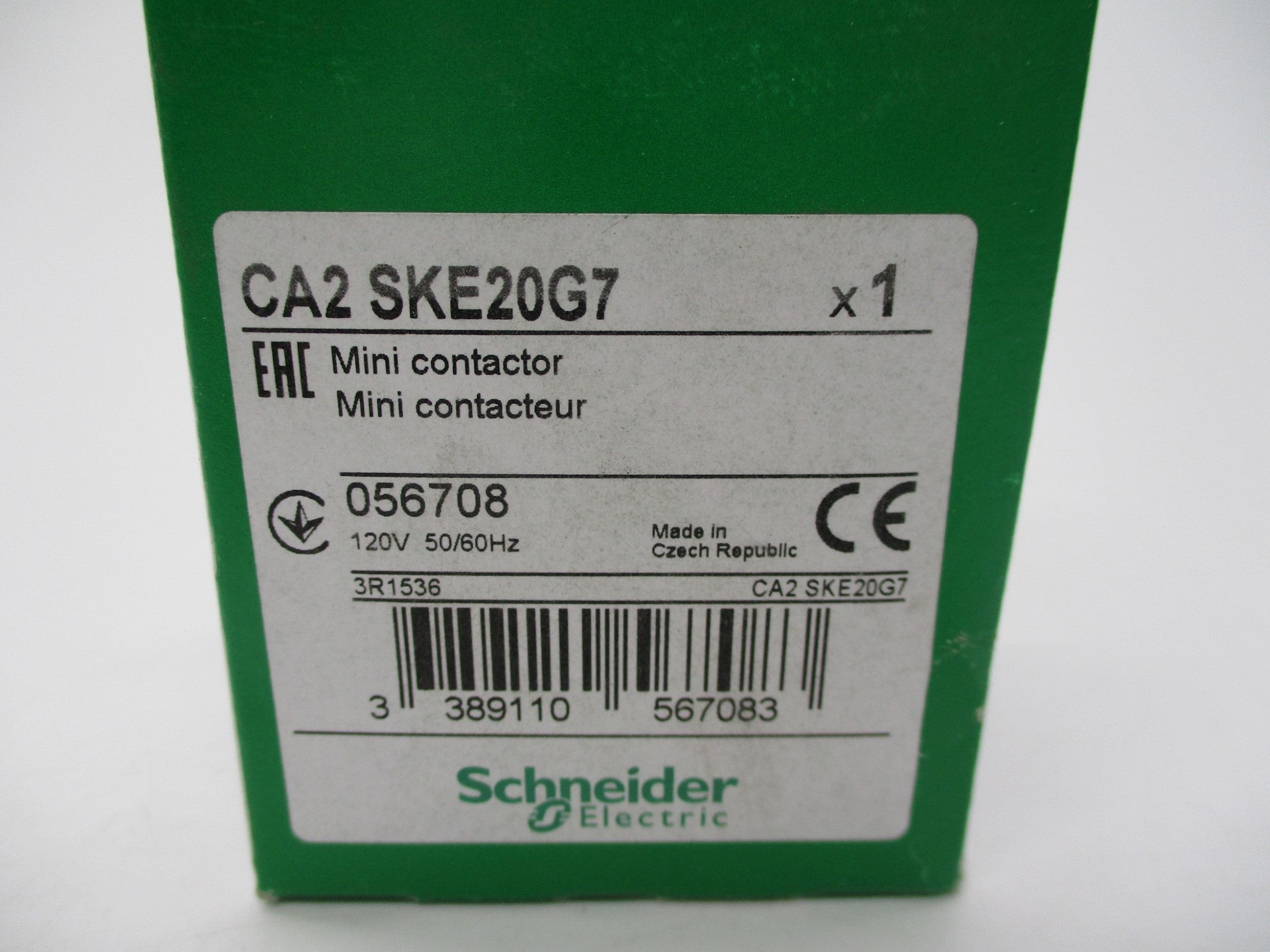 SCHNEIDER ELECTRIC CA2SKE20G7 120V NSMP