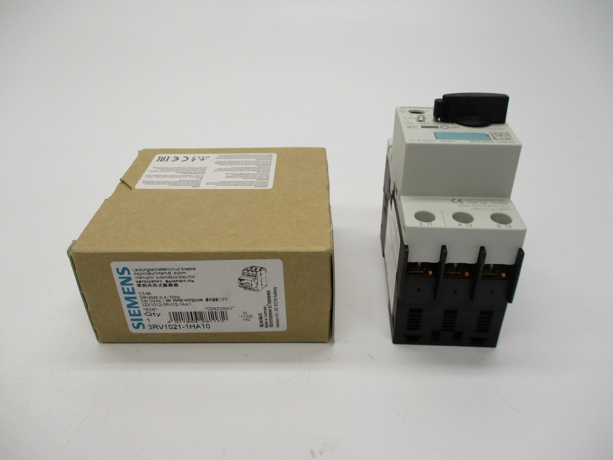SIEMENS 3RV1021-1HA10 690V 5.5-8A NSMP