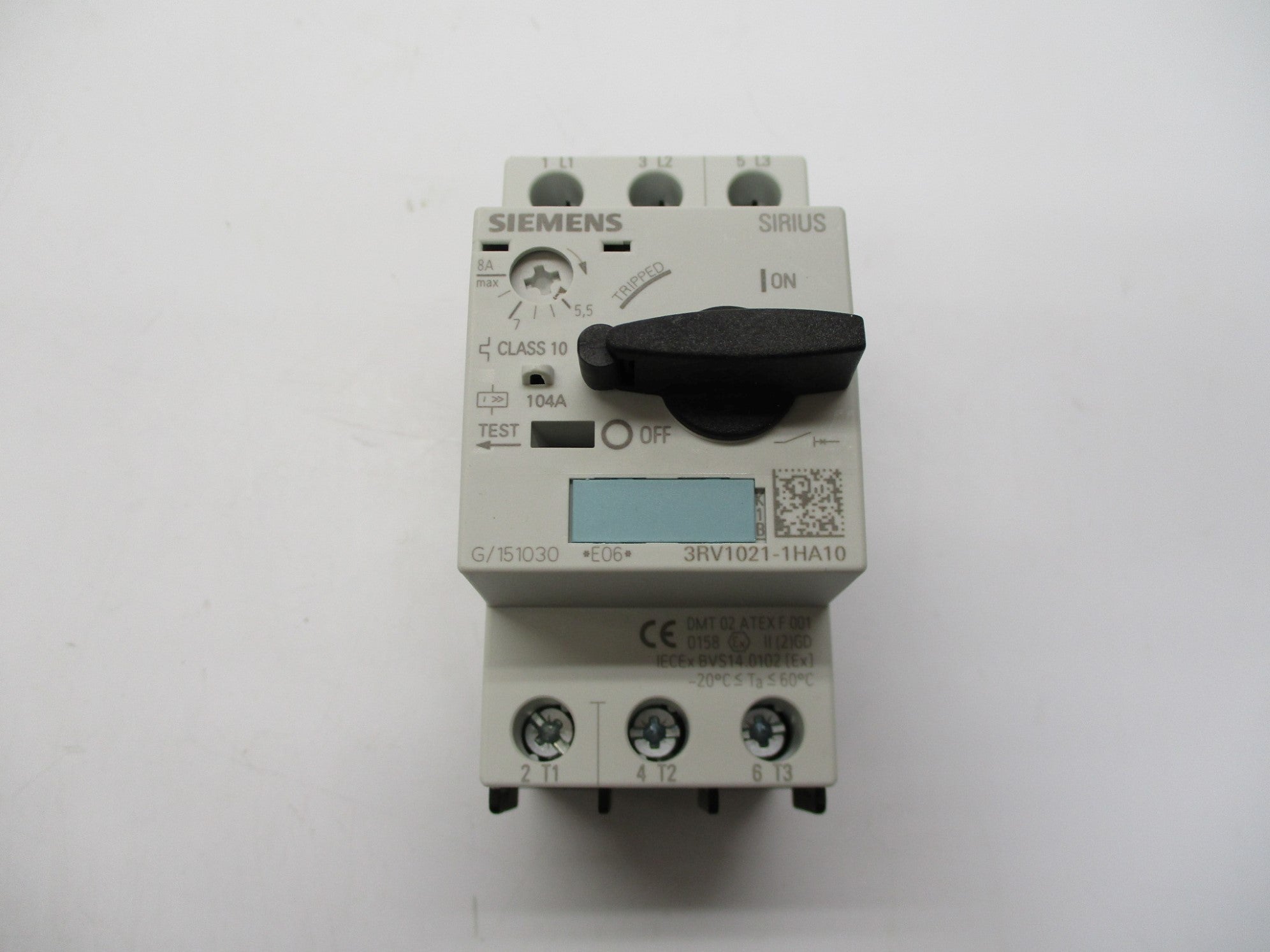 SIEMENS 3RV1021-1HA10 690V 5.5-8A NSMP