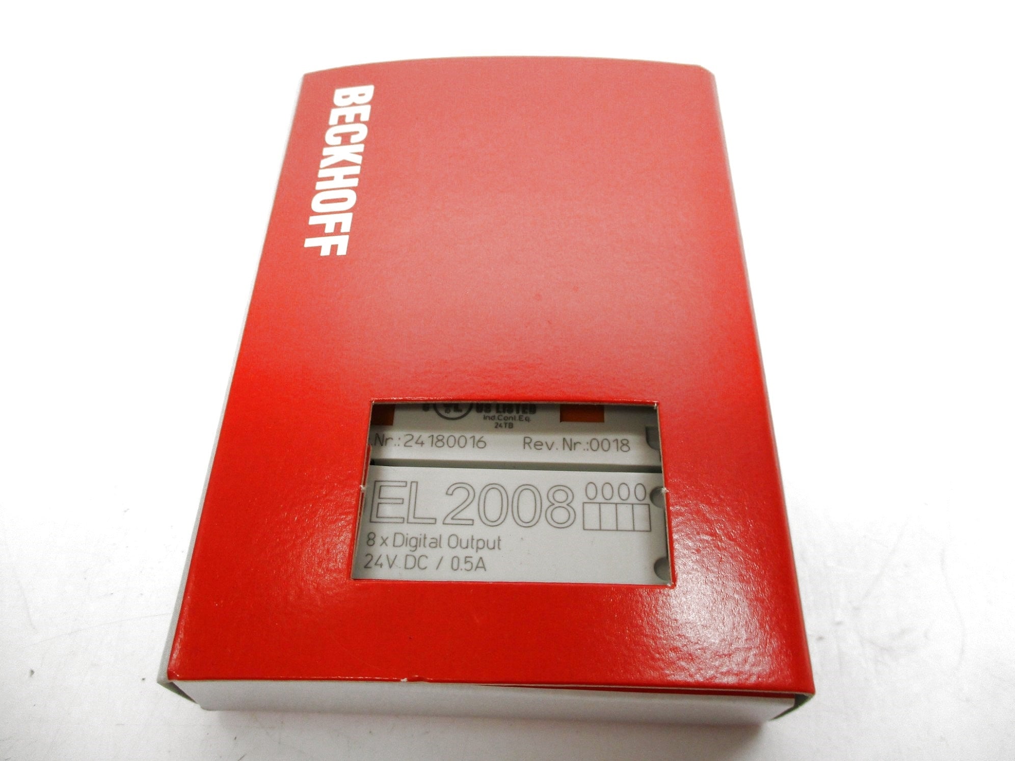 BECKHOFF EL2008 24VDC 0.5A REV. 0018 NSMP