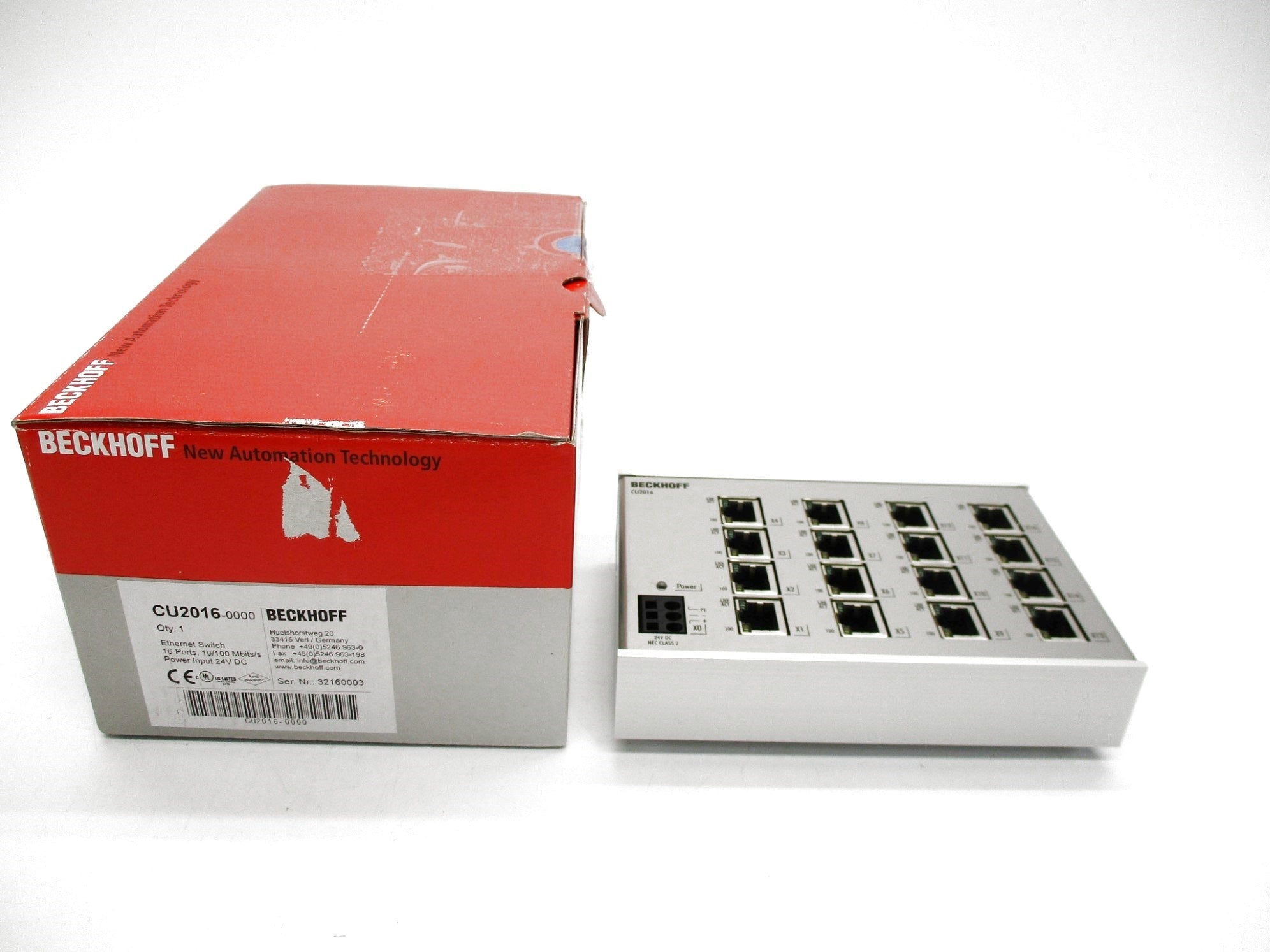 BECKHOFF CU2016-0000 24VDC NSMP