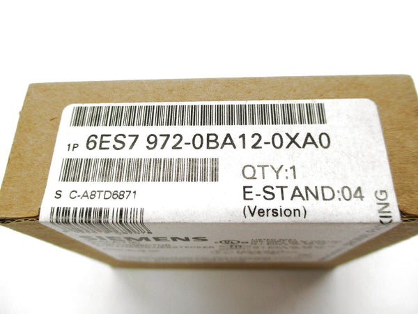 SIEMENS 6ES7972-0BA12-0XA0 NSFS