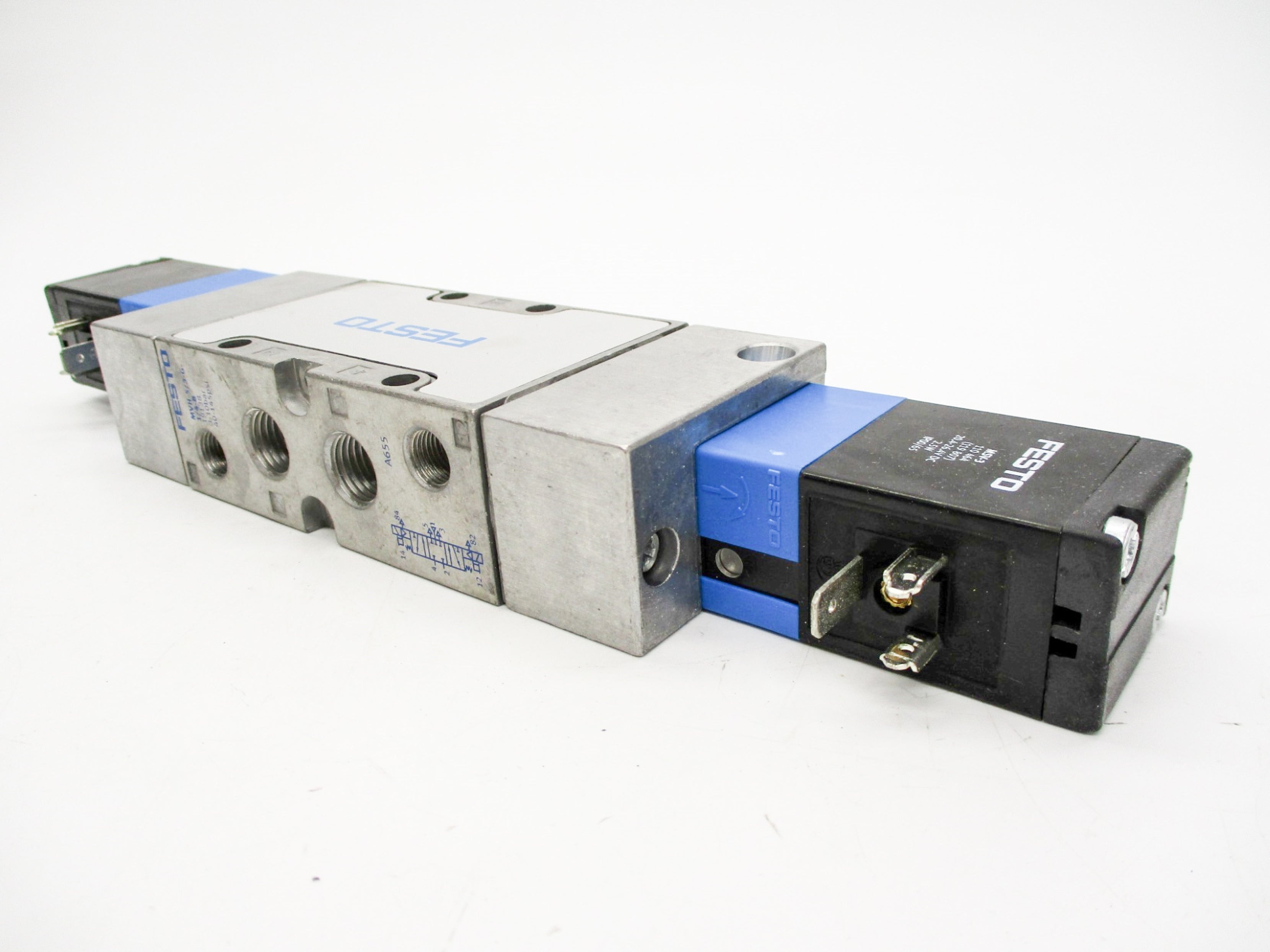 FESTO MVH-5/3G-1/4-B 19138 20.4-26.4VDC 40-145PSI NSMP
