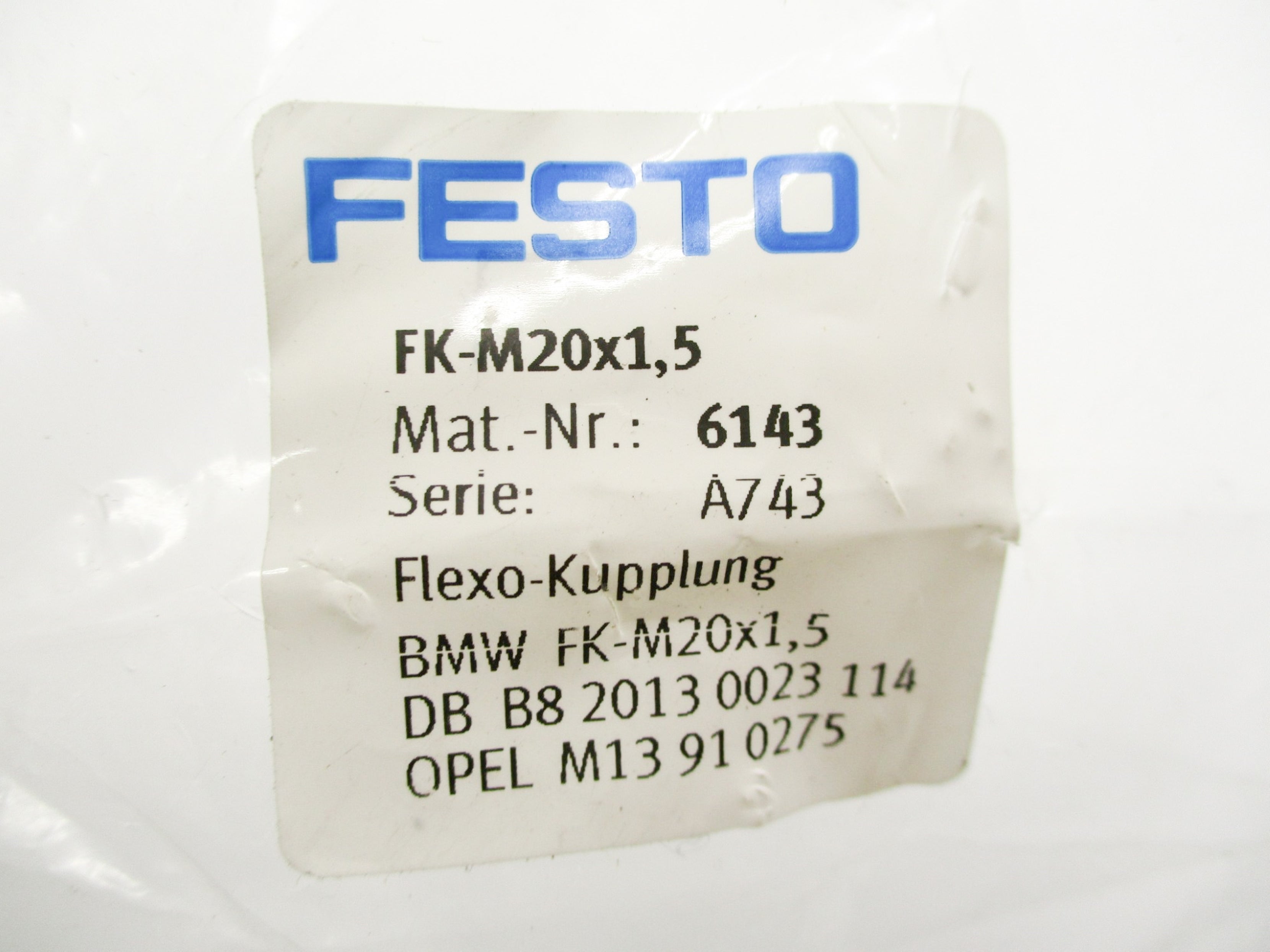 FESTO FK-M20X1,5 6143 NSMP