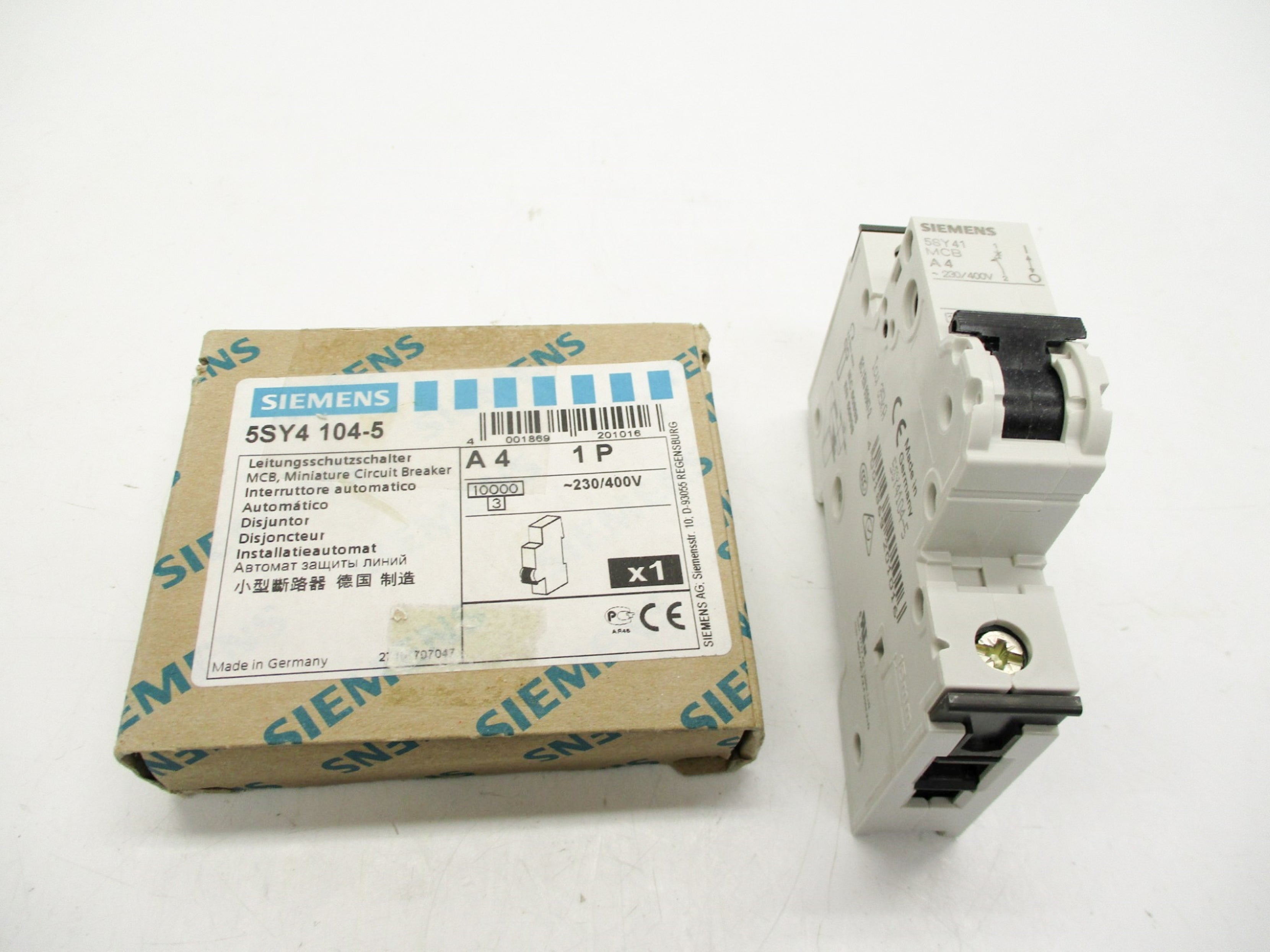 SIEMENS 5SY4104-5 4A 230/400V NSMP