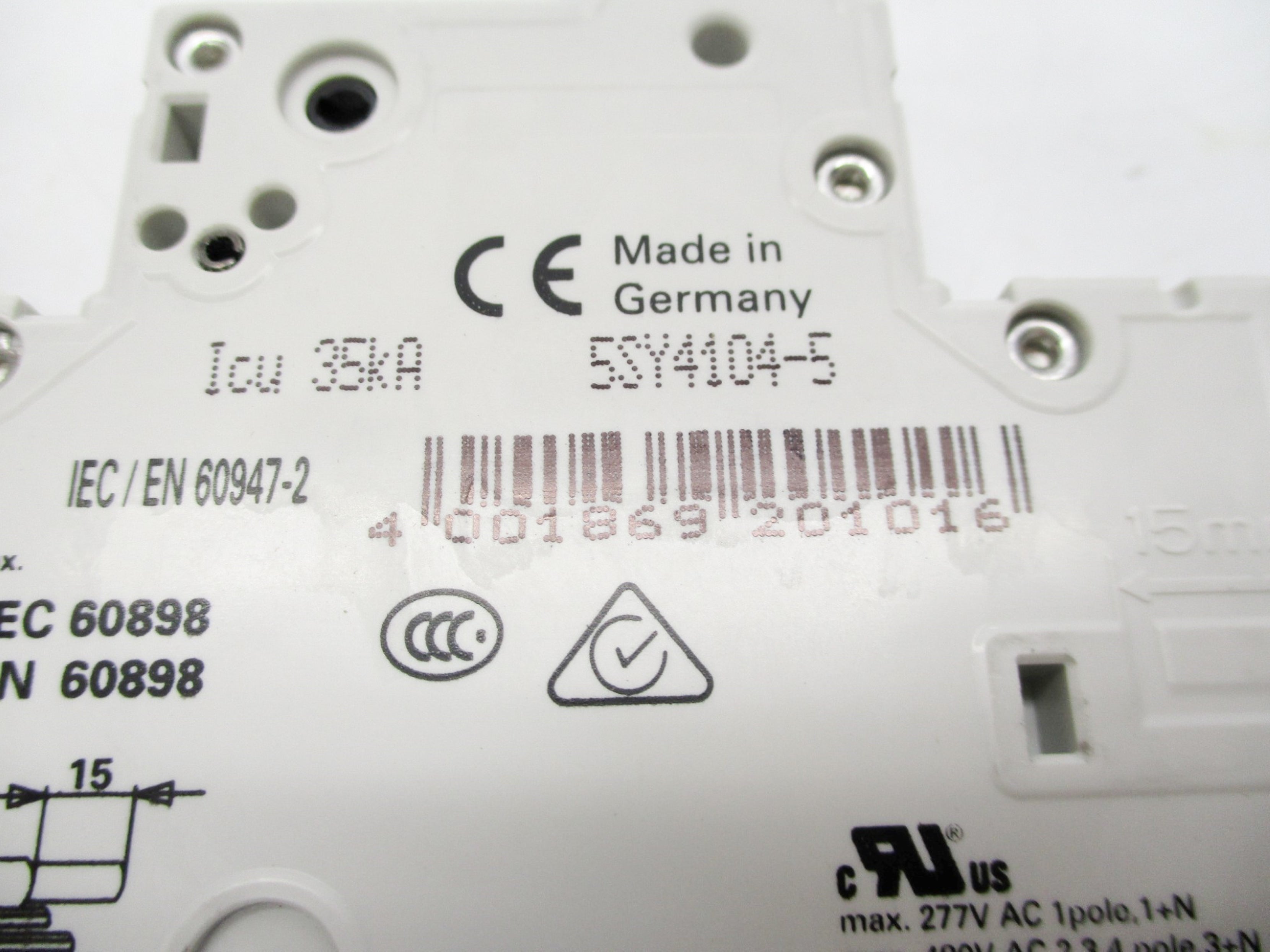 SIEMENS 5SY4104-5 4A 230/400V NSMP