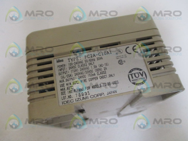 IDEC IZUMI  FC2A-C10A1 CONTROLLER 100-240VAC UNMP