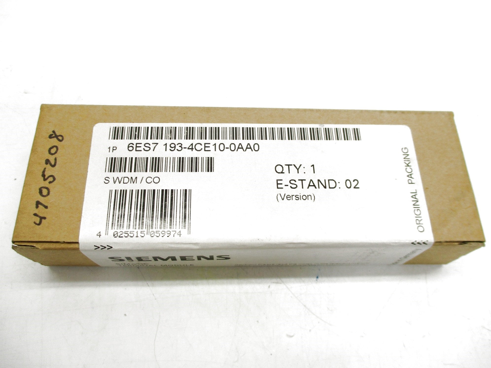 SIEMENS 6ES7193-4CE10-0AA0 NSFS