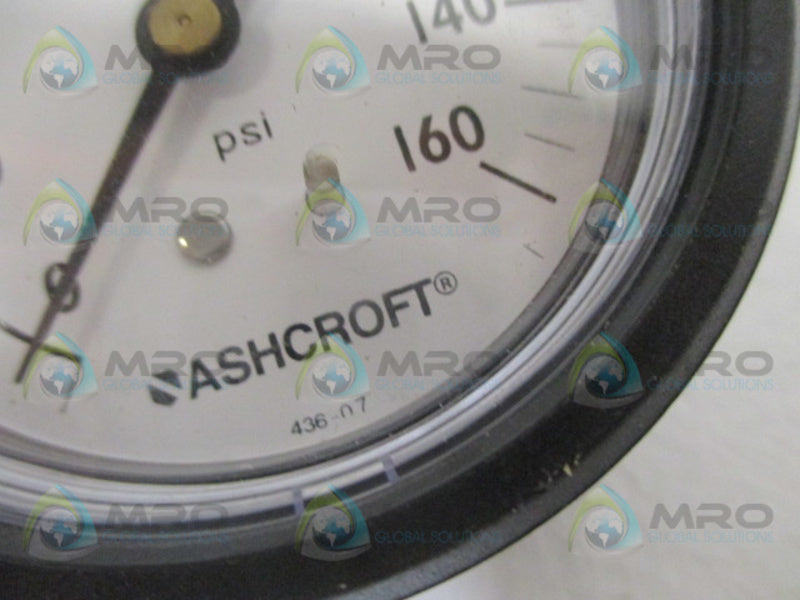 ASHCROFT 436-07 GAUGE 160PSI NSNP
