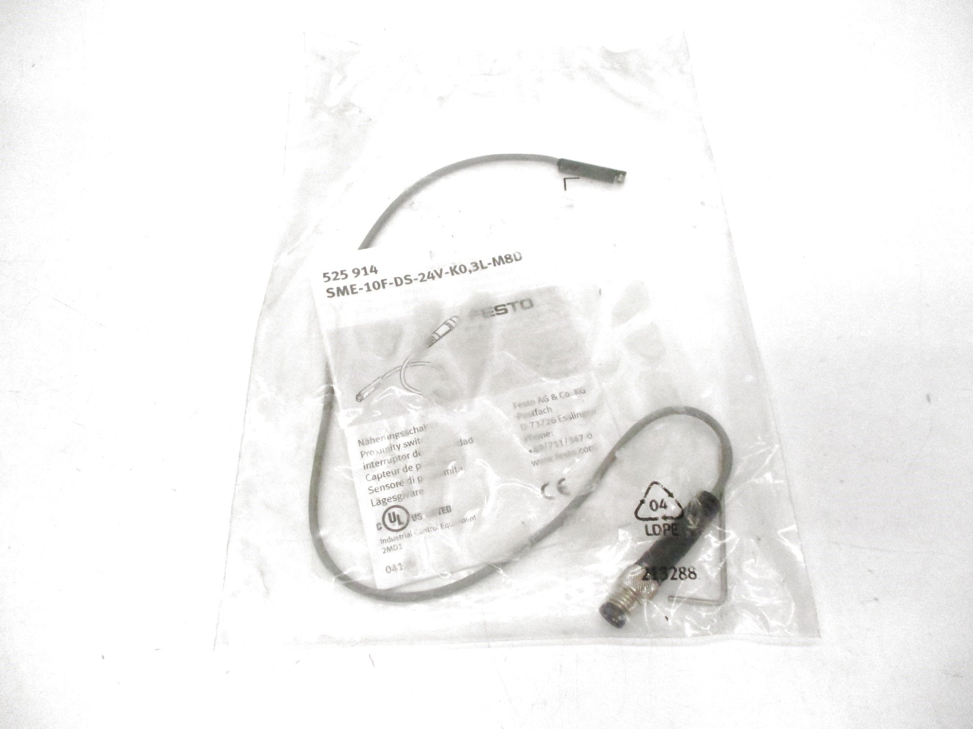 FESTO SME-10F-DS-24V-K0.3L-M8D 525914 NSMP