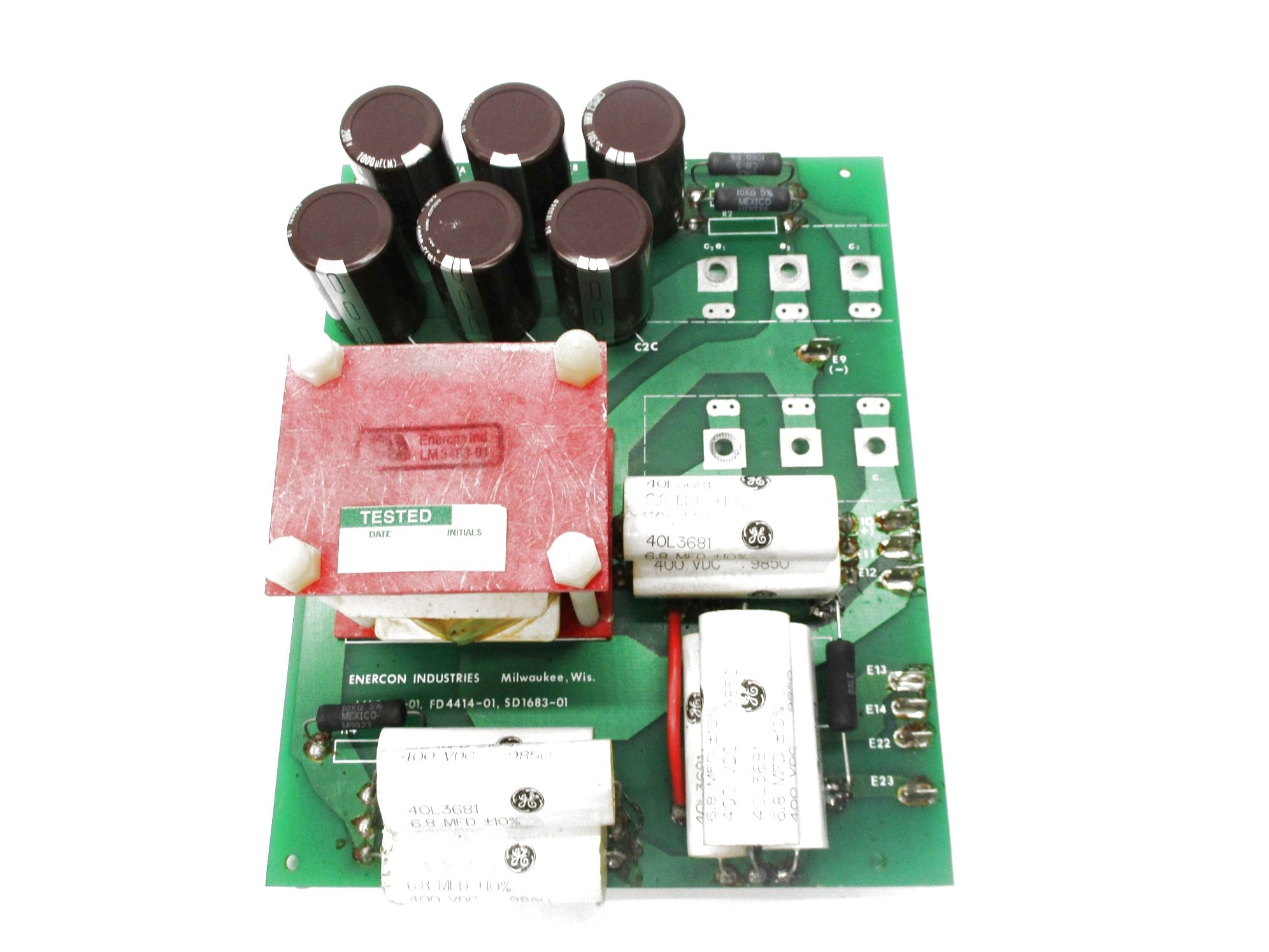 ENERCON INDUSTRIES LM3415-01 FD4414-01 SD1683-01 UNMP