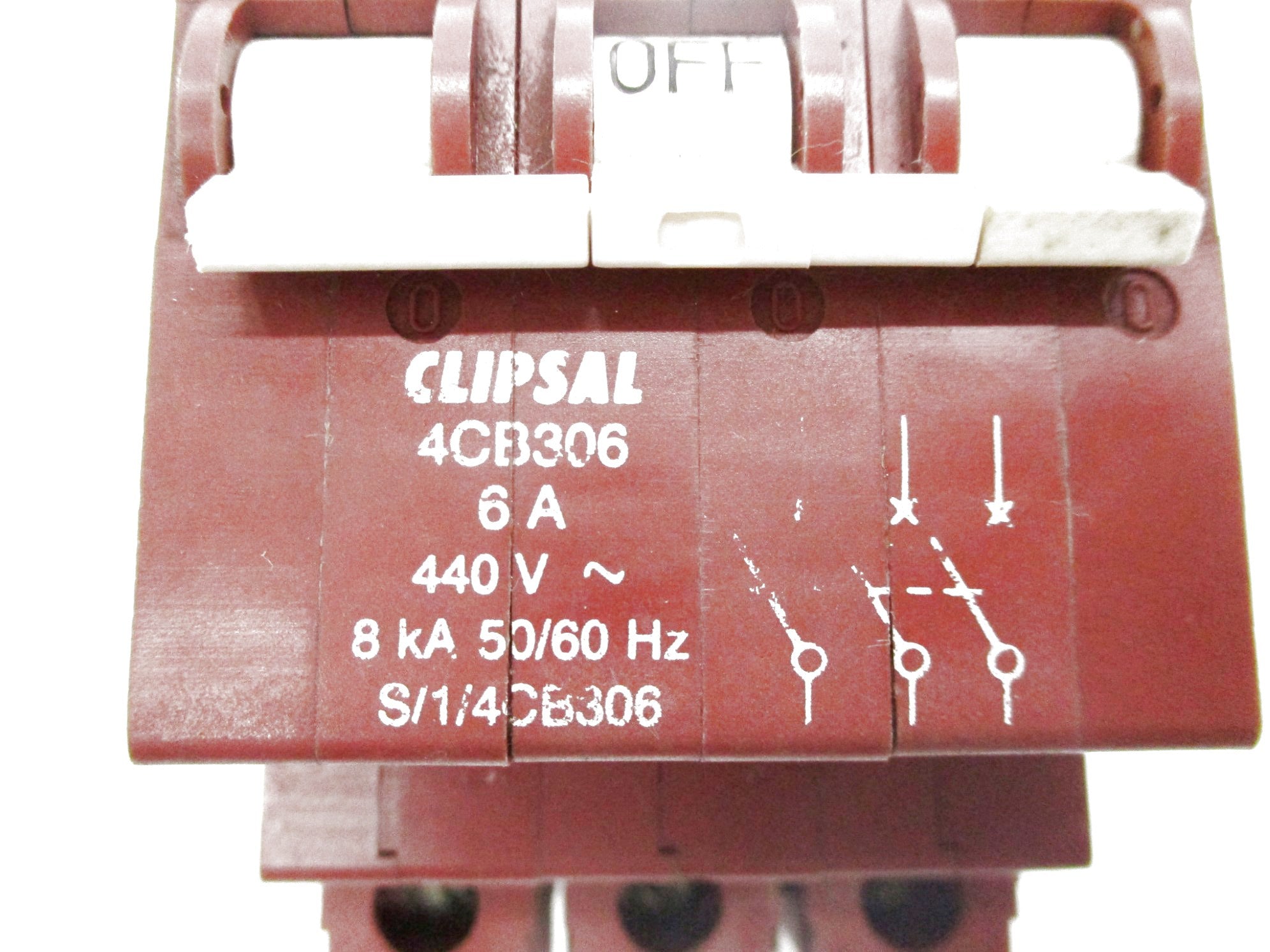 CLIPSAL 4CB306 6A 440V UNMP