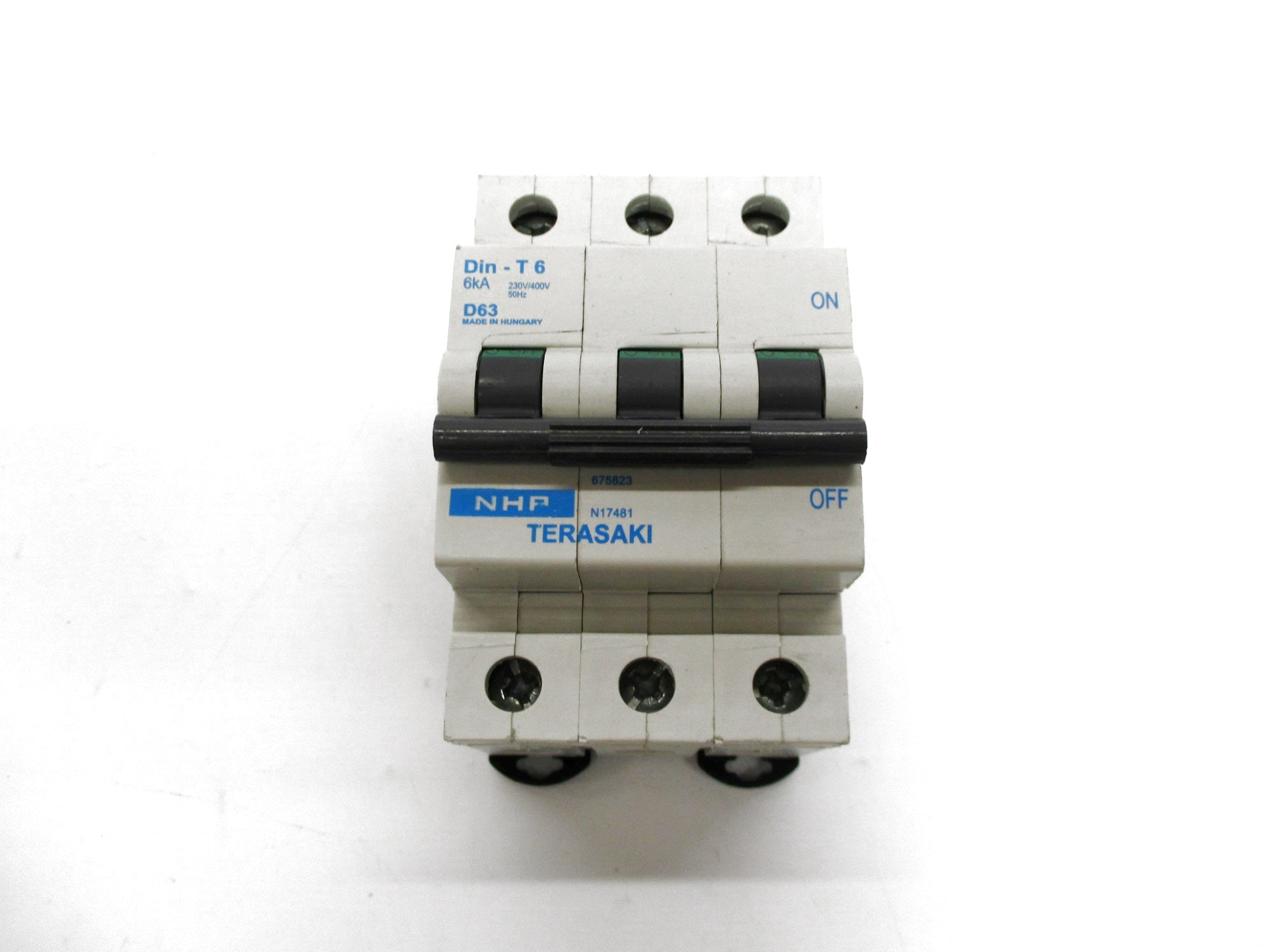 TERASAKI DIN-T6 63A 230/400V UNMP