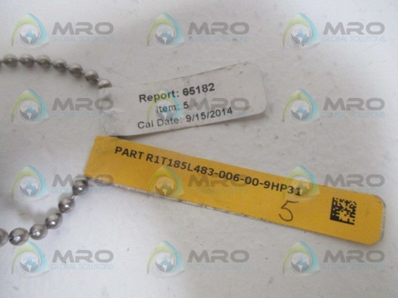 CARLIN AUTOMATION R1T185L483-006-00-9HP31 TEMPERATURE TRANSMITTER NSNP