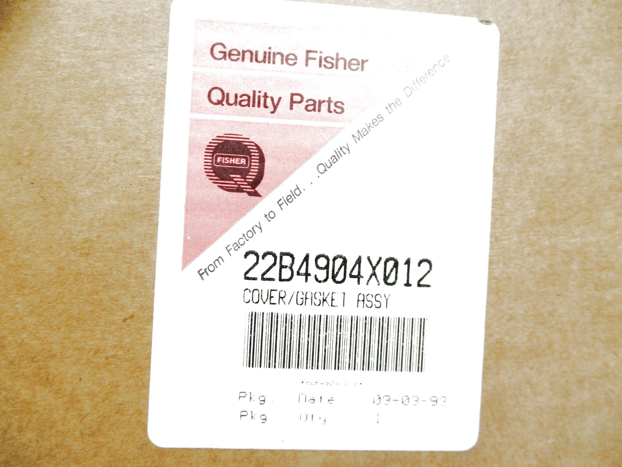 FISHER 22B4904X012 NSFS