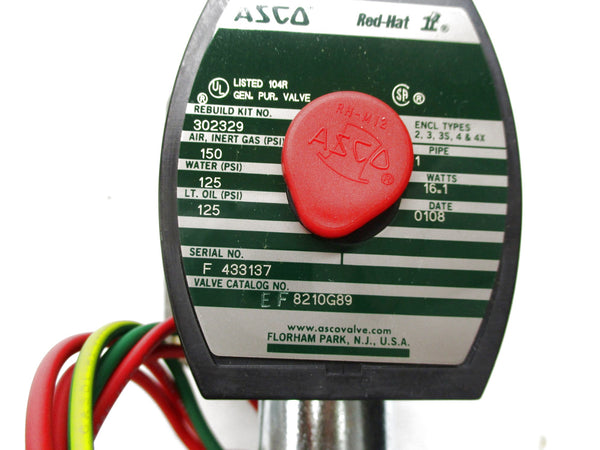 ASCO 8210G89 120V (AS PICTURED) NSMP