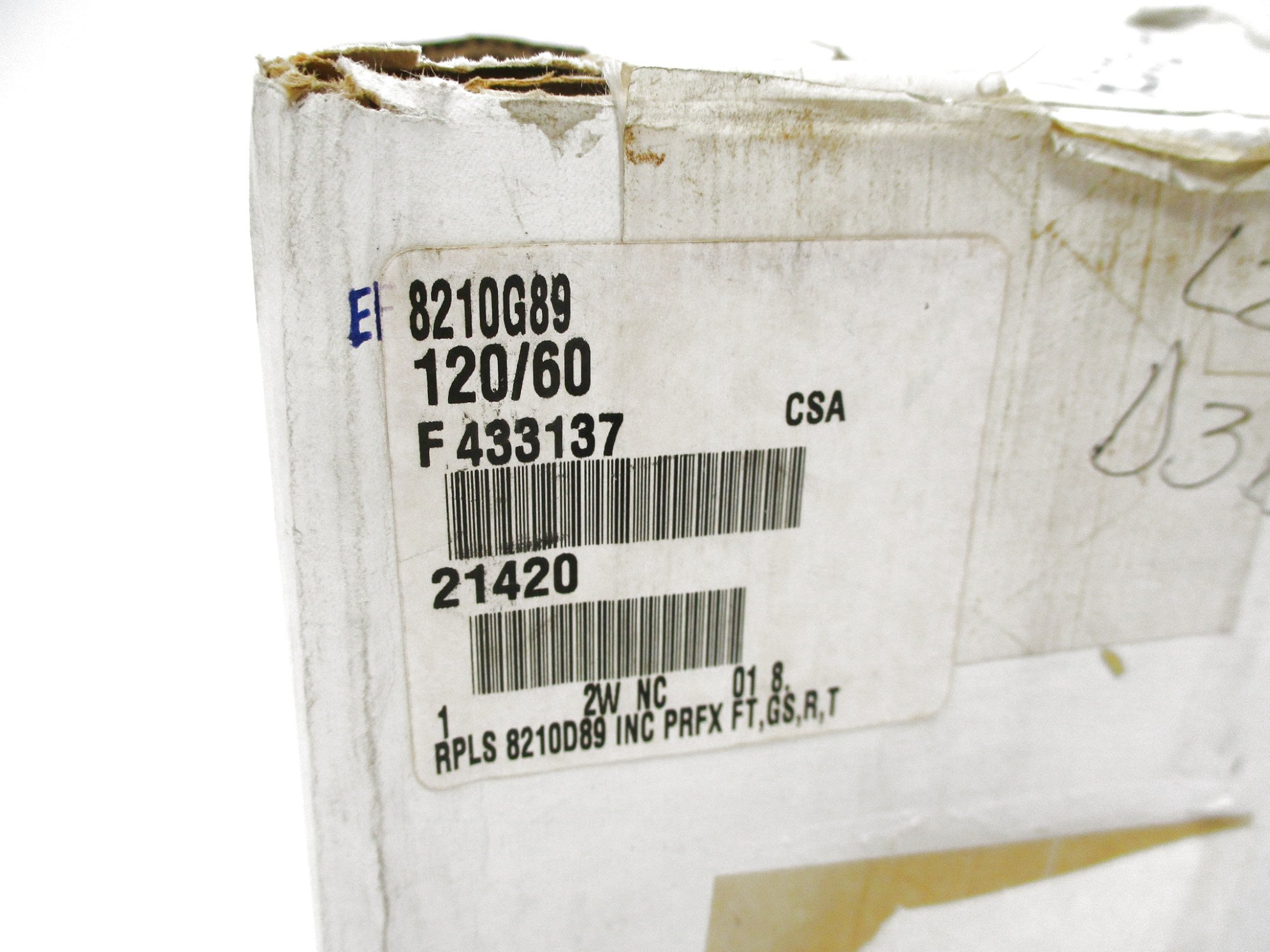 ASCO 8210G89 120V (AS PICTURED) NSMP