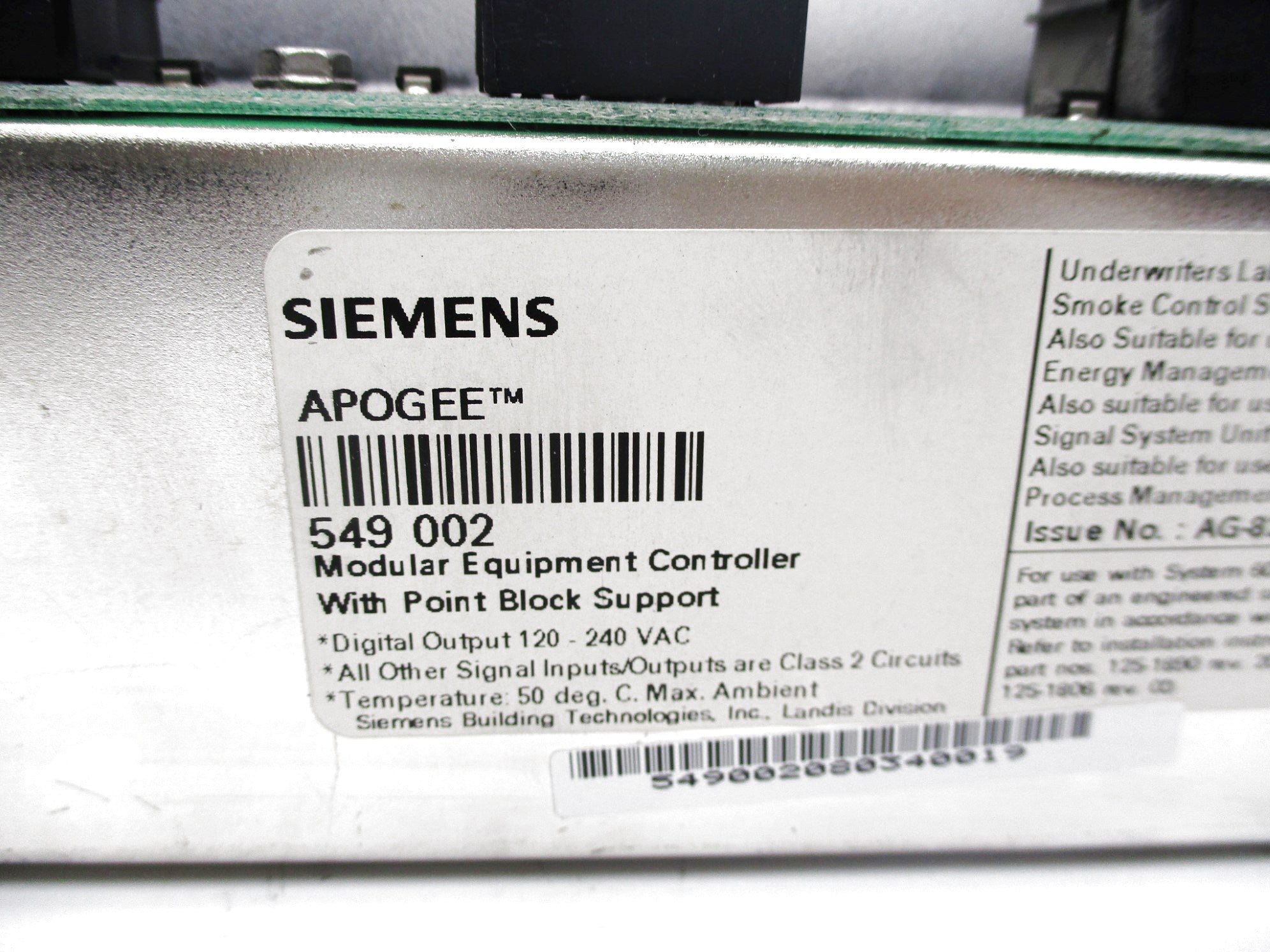 SIEMENS 549-002 UNMP