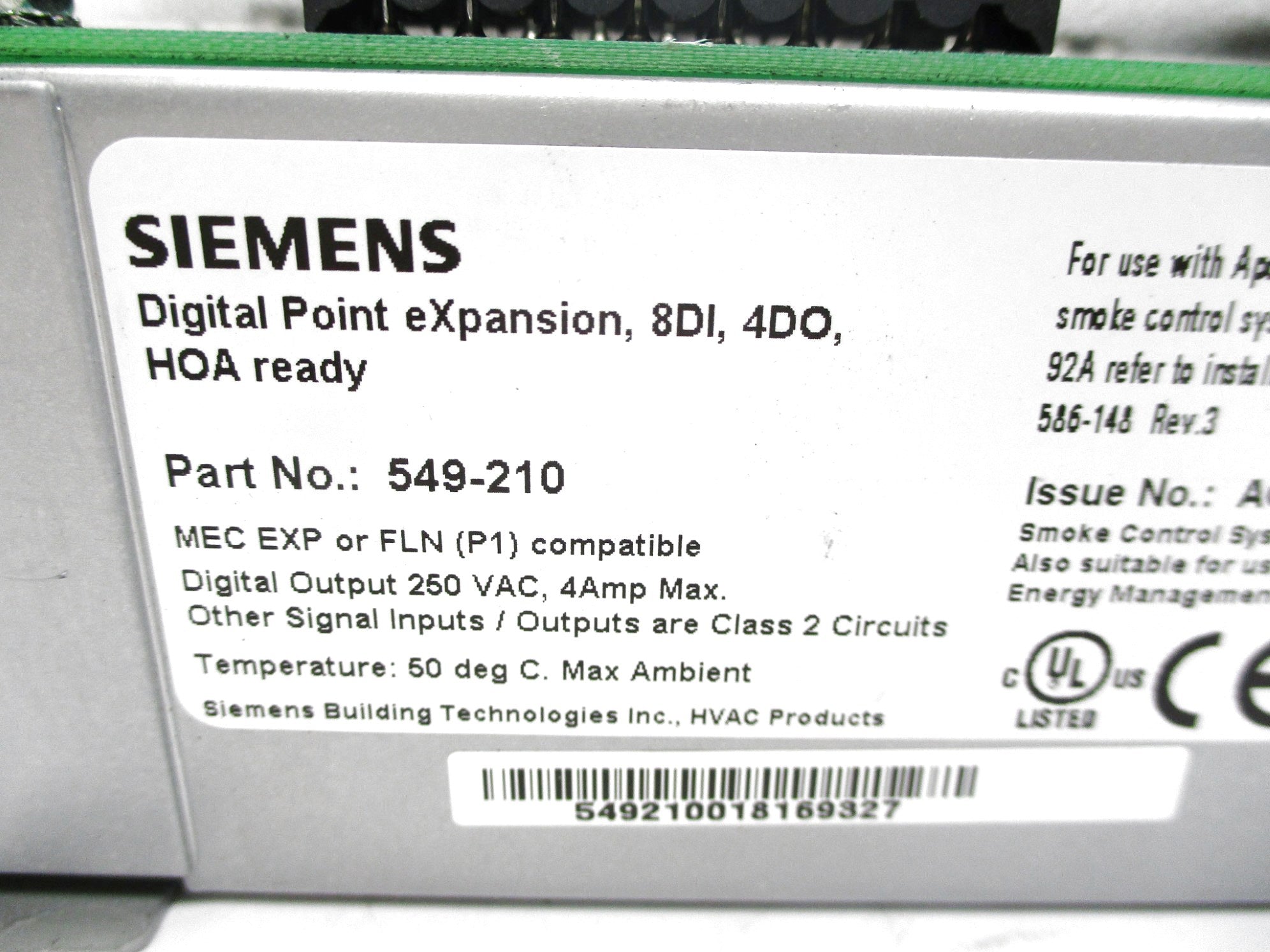 SIEMENS 549-210 UNMP