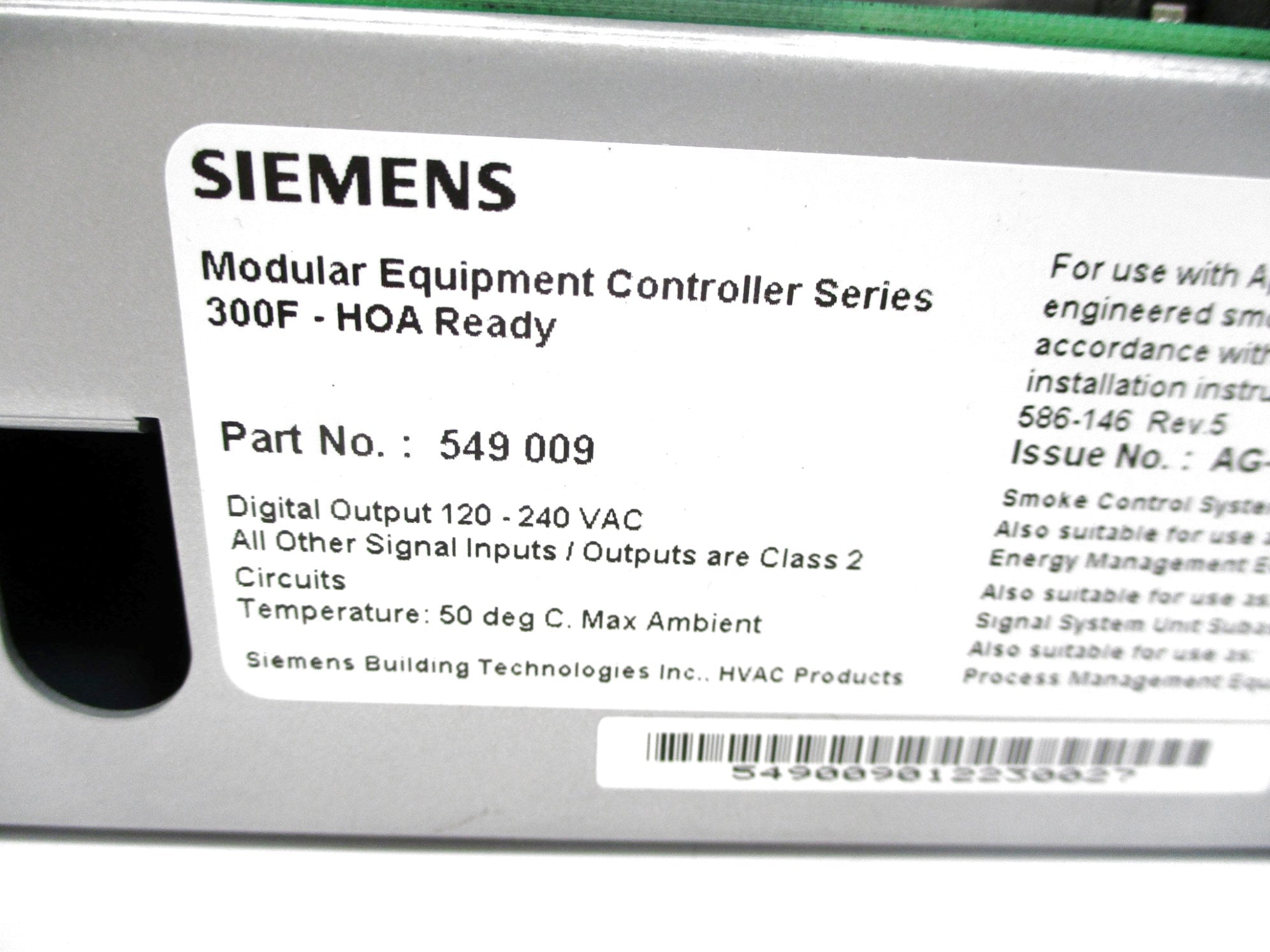 SIEMENS 549-009 UNMP