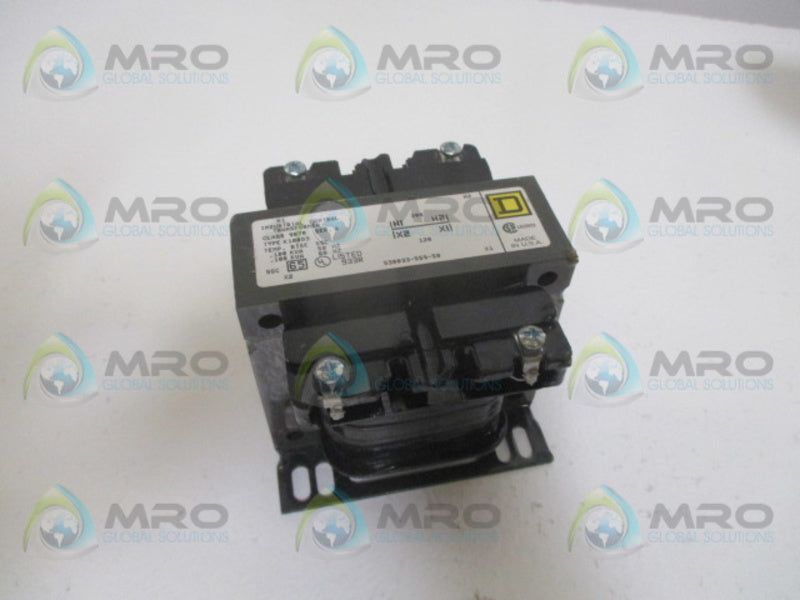SQUARE D 9070K100D3 TRANSFORMER 120/208V NSMP