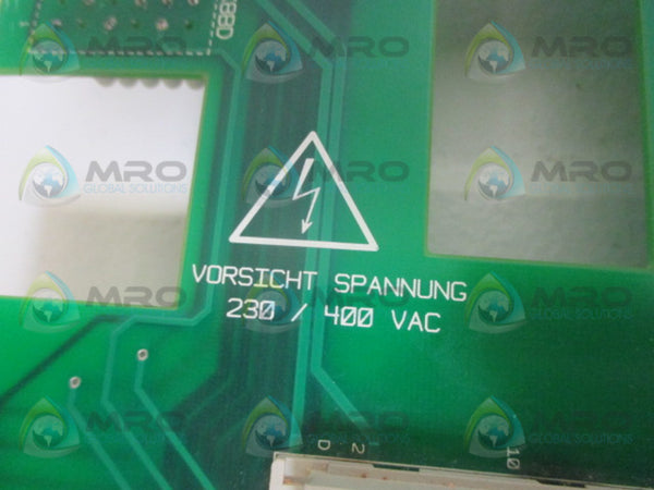 MASCHINENVERTEILER A32136944/1 TERMINAL BOARD 230/400VAC UNMP