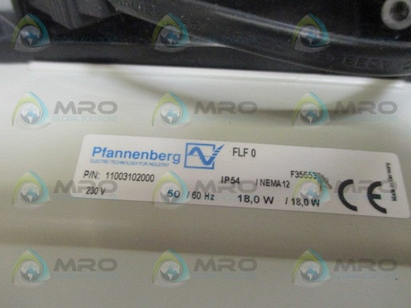 PFANNENBERG FLF0 FILTER FAN 230V NSNP