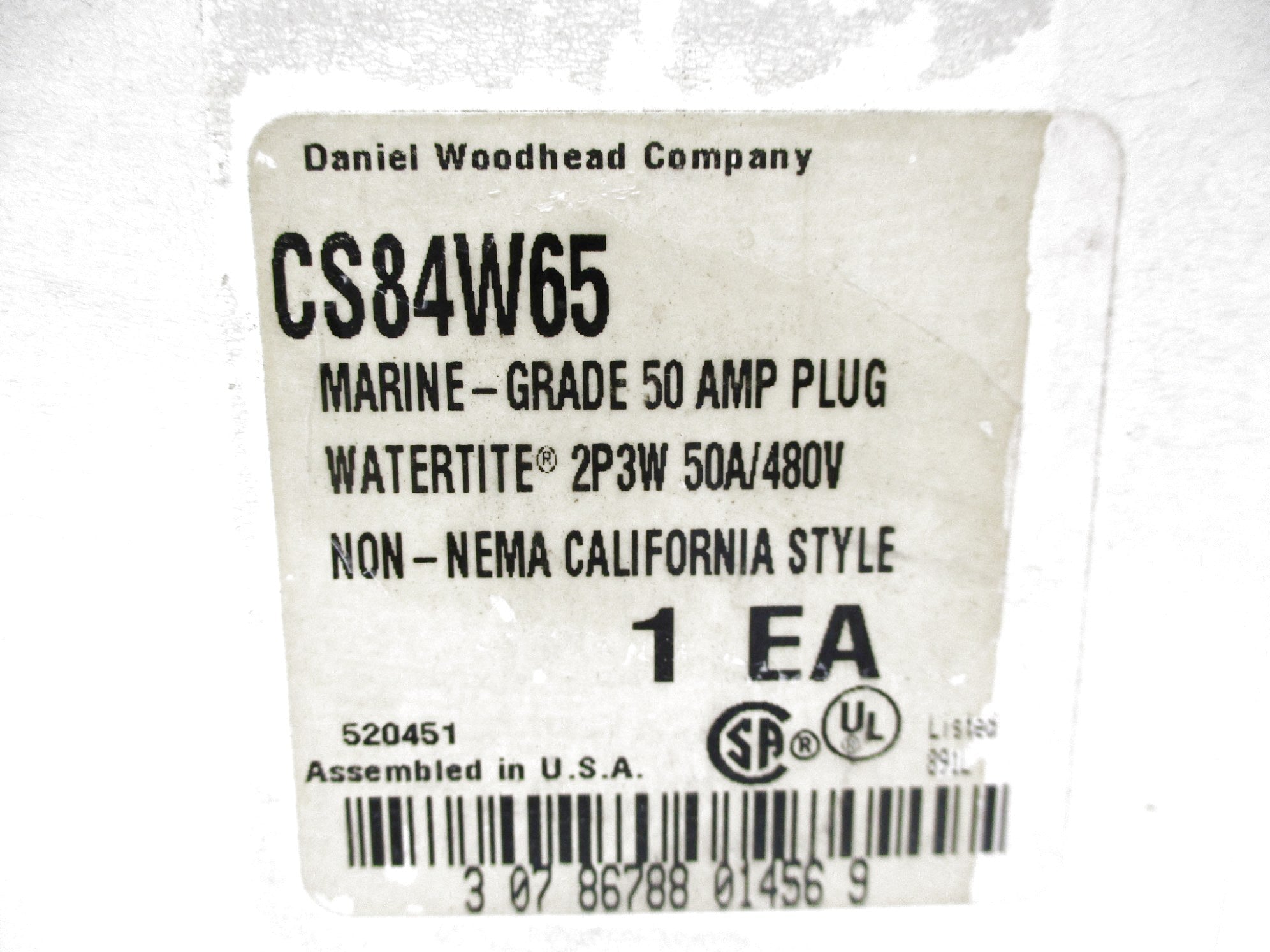 DANIEL WOODHEAD CS84W65 NSMP