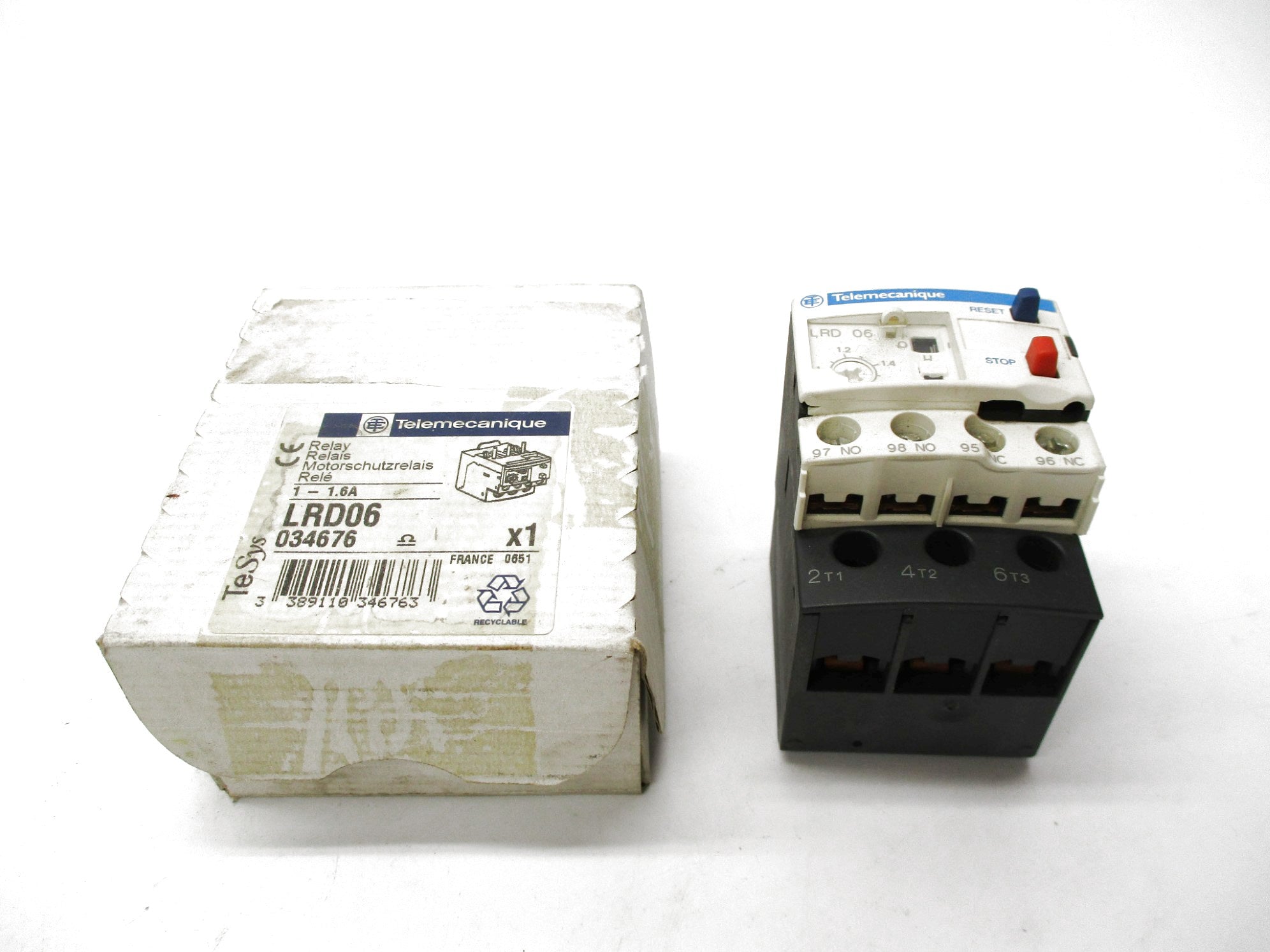 TELEMECANIQUE LRD06 690V 1-1.6A NSMP
