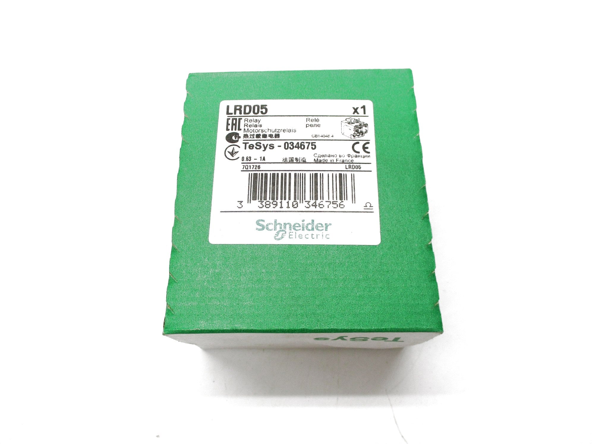 SCHNEIDER ELECTRIC LRD05 0.63-1A NSFS