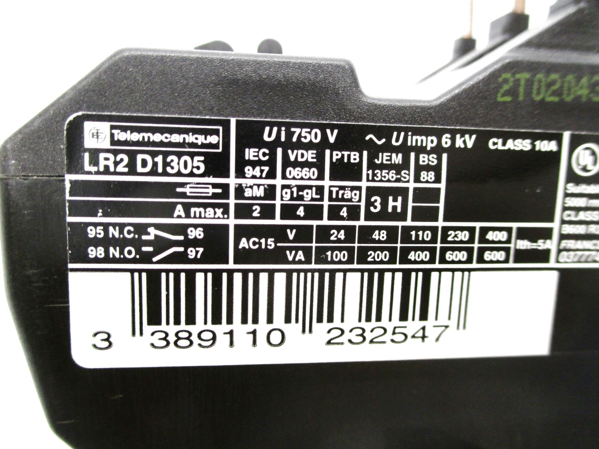 TELEMECANIQUE LR2D1305 0.63-1A NSNP