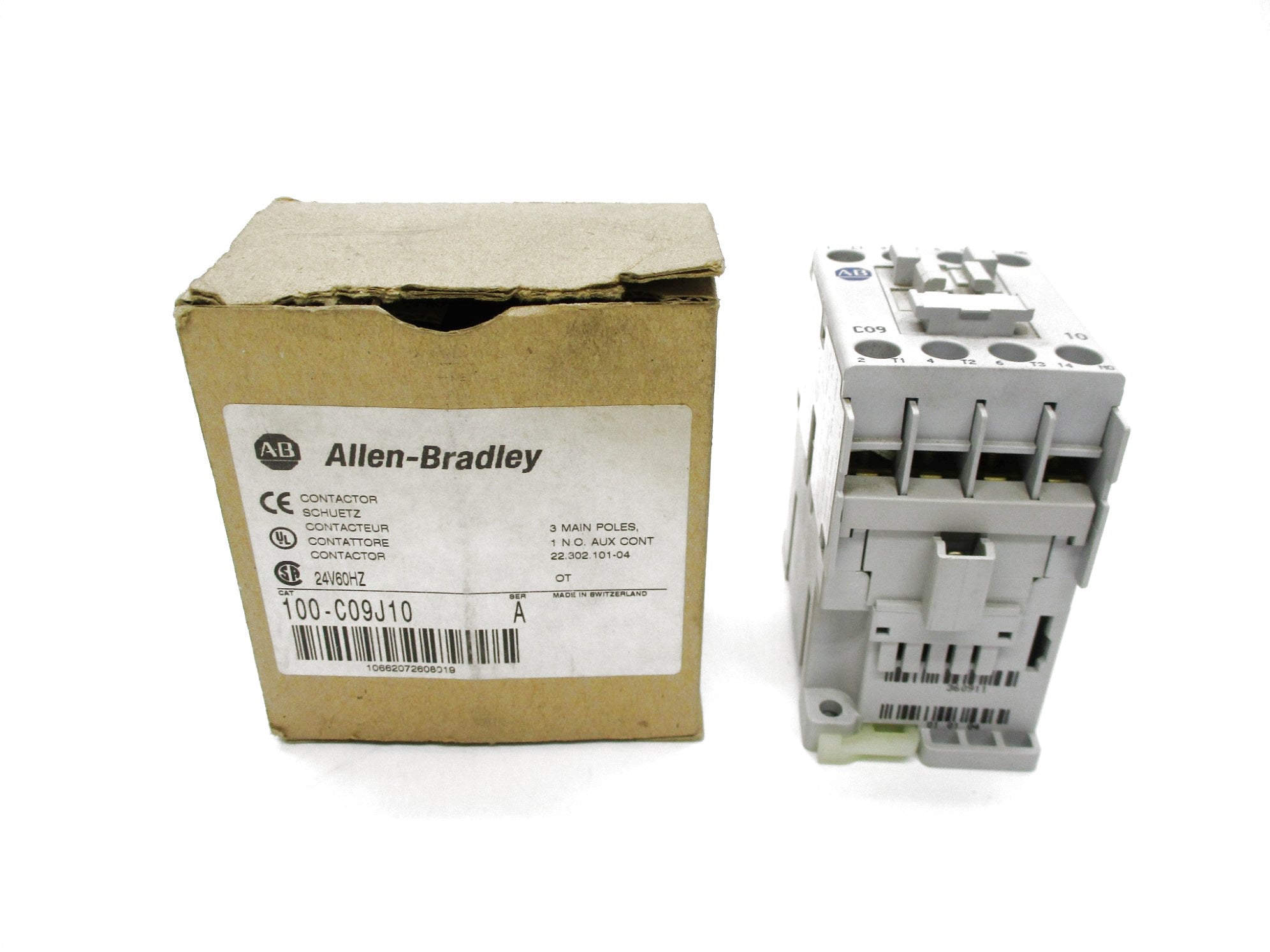 ALLEN BRADLEY 100-C09J10 SER. A 24V 32A (BR/WH) NSMP