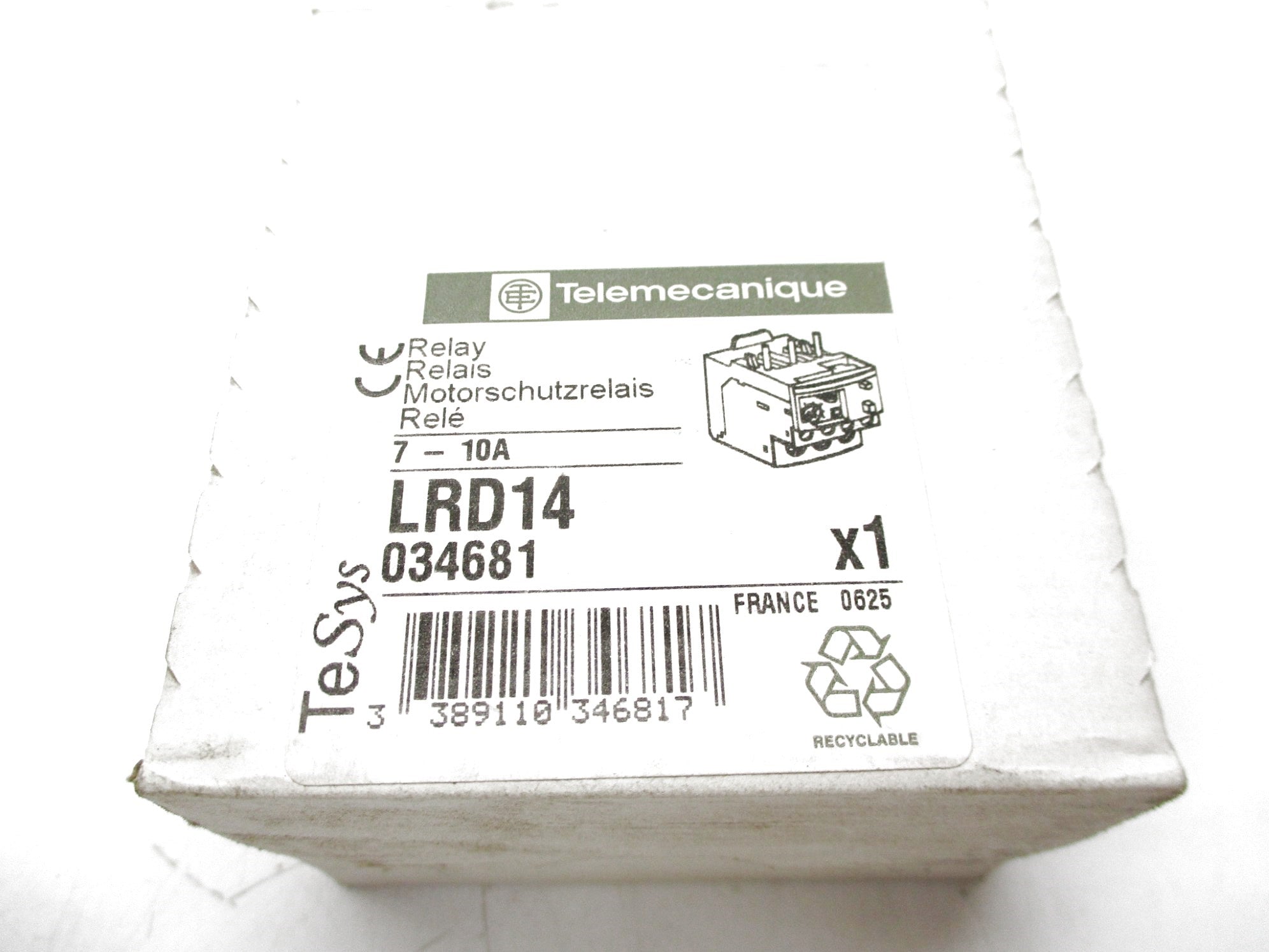 TELEMECANIQUE LRD14 7-10A NSFS