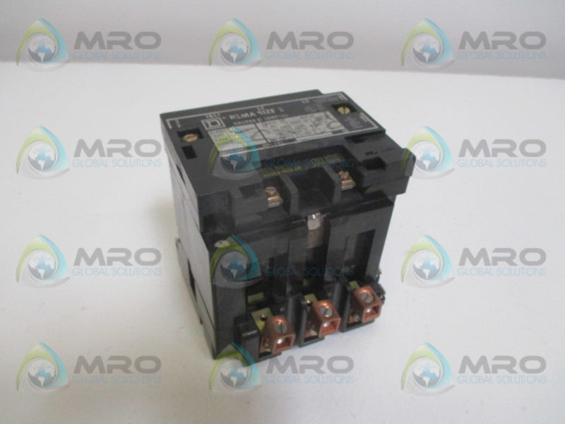 SQUARE D 8810-SD04V02 SER.A FORM S CONTACTOR 120V  UNMP