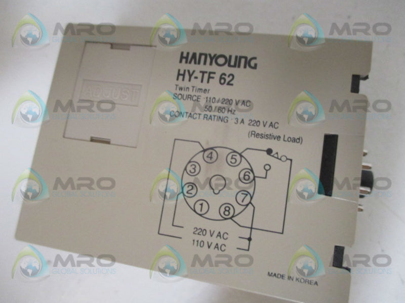 NUX TF62E TWIN TIMER 10 SECONDS 110/220VAC NSMP