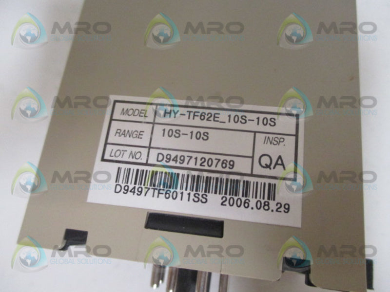 NUX TF62E TWIN TIMER 10 SECONDS 110/220VAC NSMP