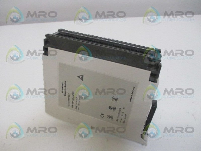 SCHNEIDER ELECTRIC AS-BADU-205 ANALOG INPUT MODULE UNMP