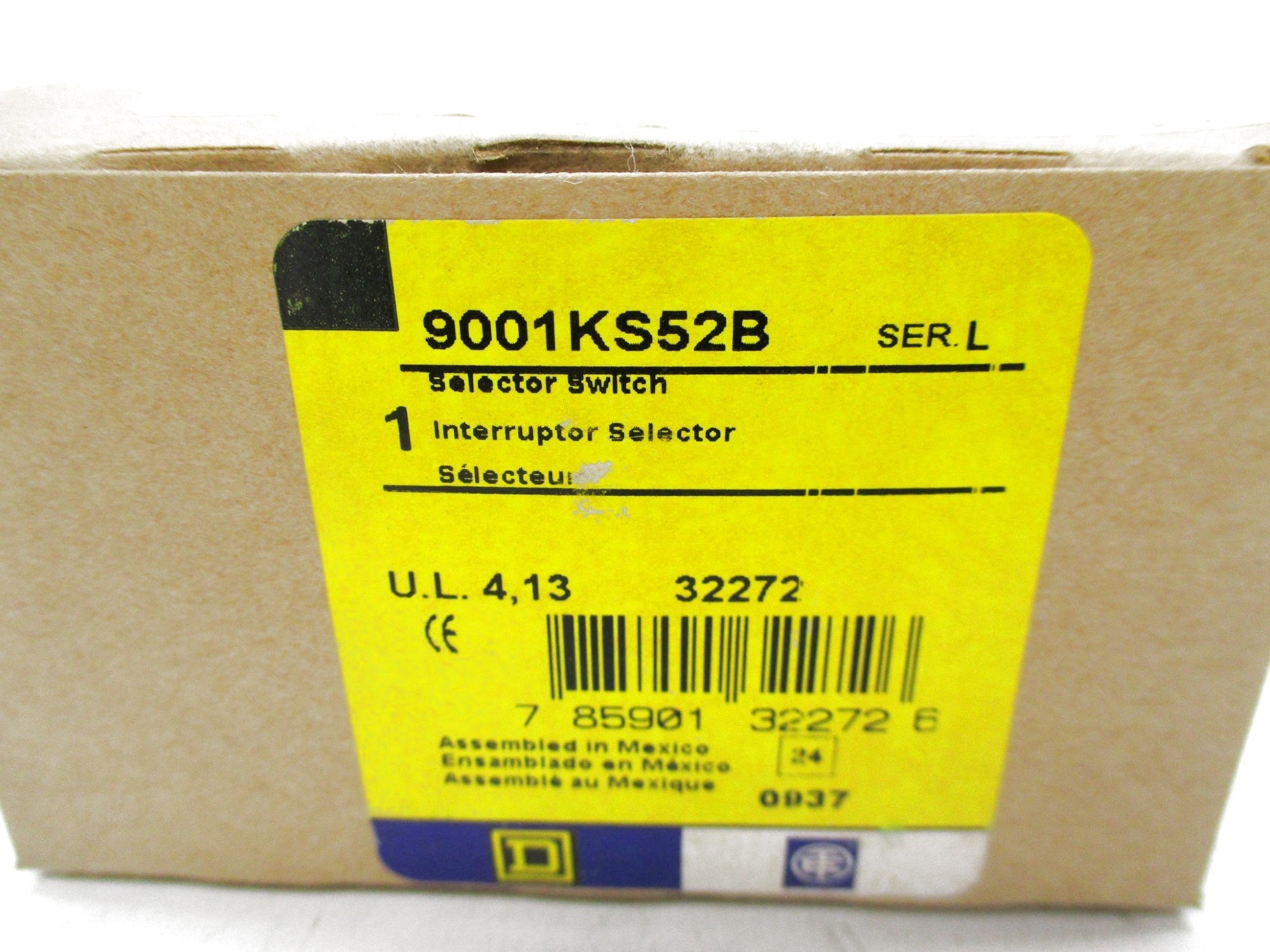 SQUARE D 9001KS52B SER. L NSMP