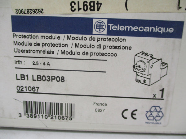 TELEMECANIQUE LB1LB03P08 2.5-4A NSMP